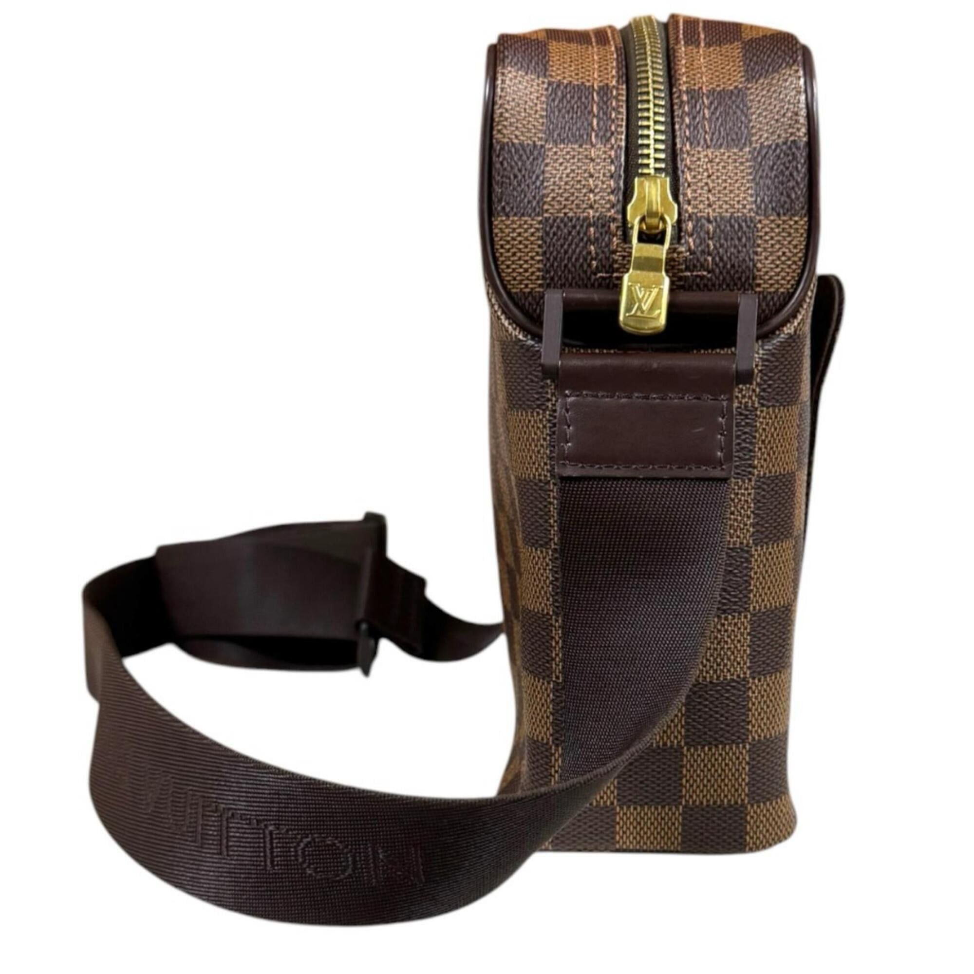 Louis Vuitton Louis Vuitton Olaf PM Damier Shoulder Bag, Canvas N41442 Brown, Women's LOUIS VUITTON Size ONE SIZE - 4 Thumbnail