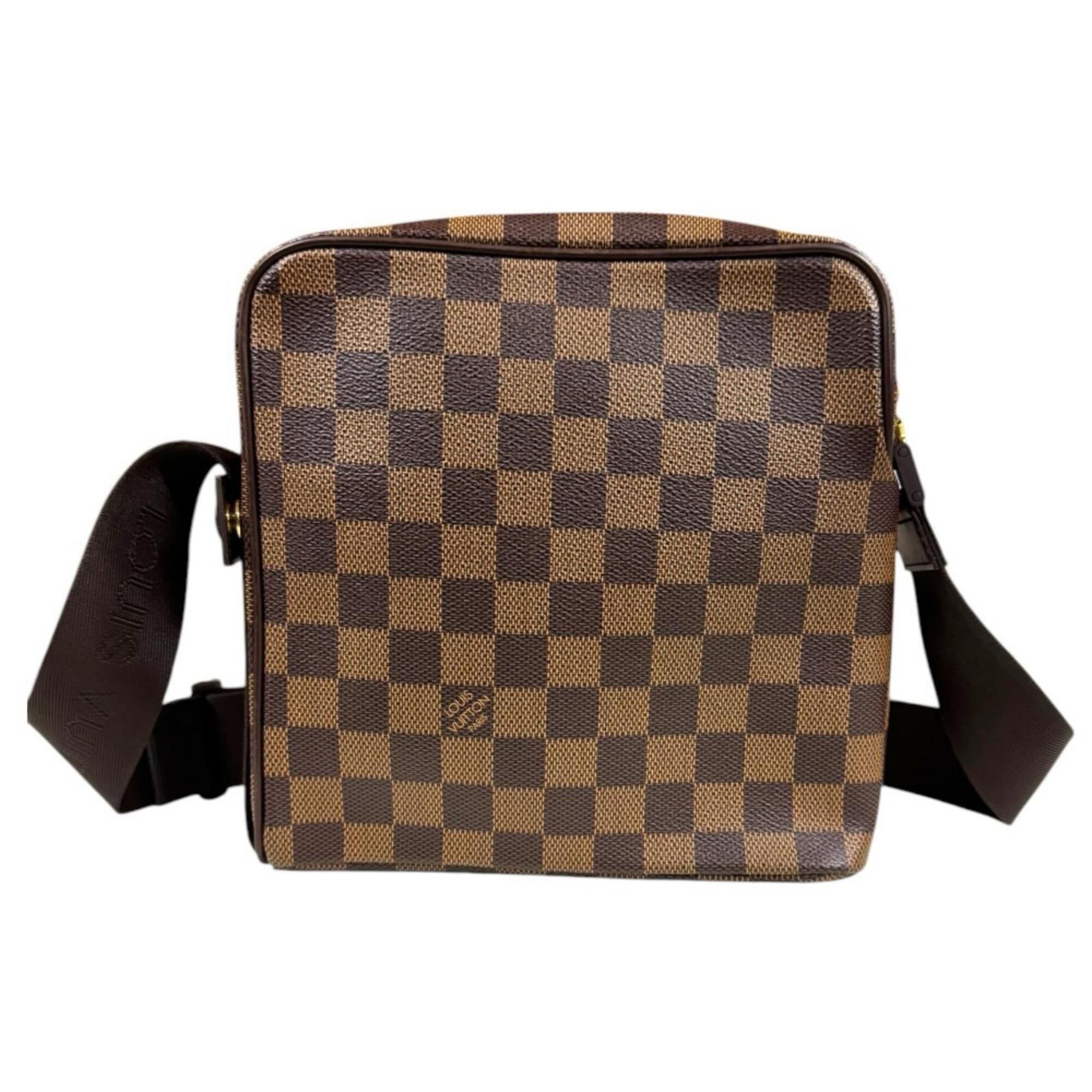 Louis Vuitton Louis Vuitton Olaf PM Damier Shoulder Bag, Canvas N41442 Brown, Women's LOUIS VUITTON Size ONE SIZE - 3 Thumbnail