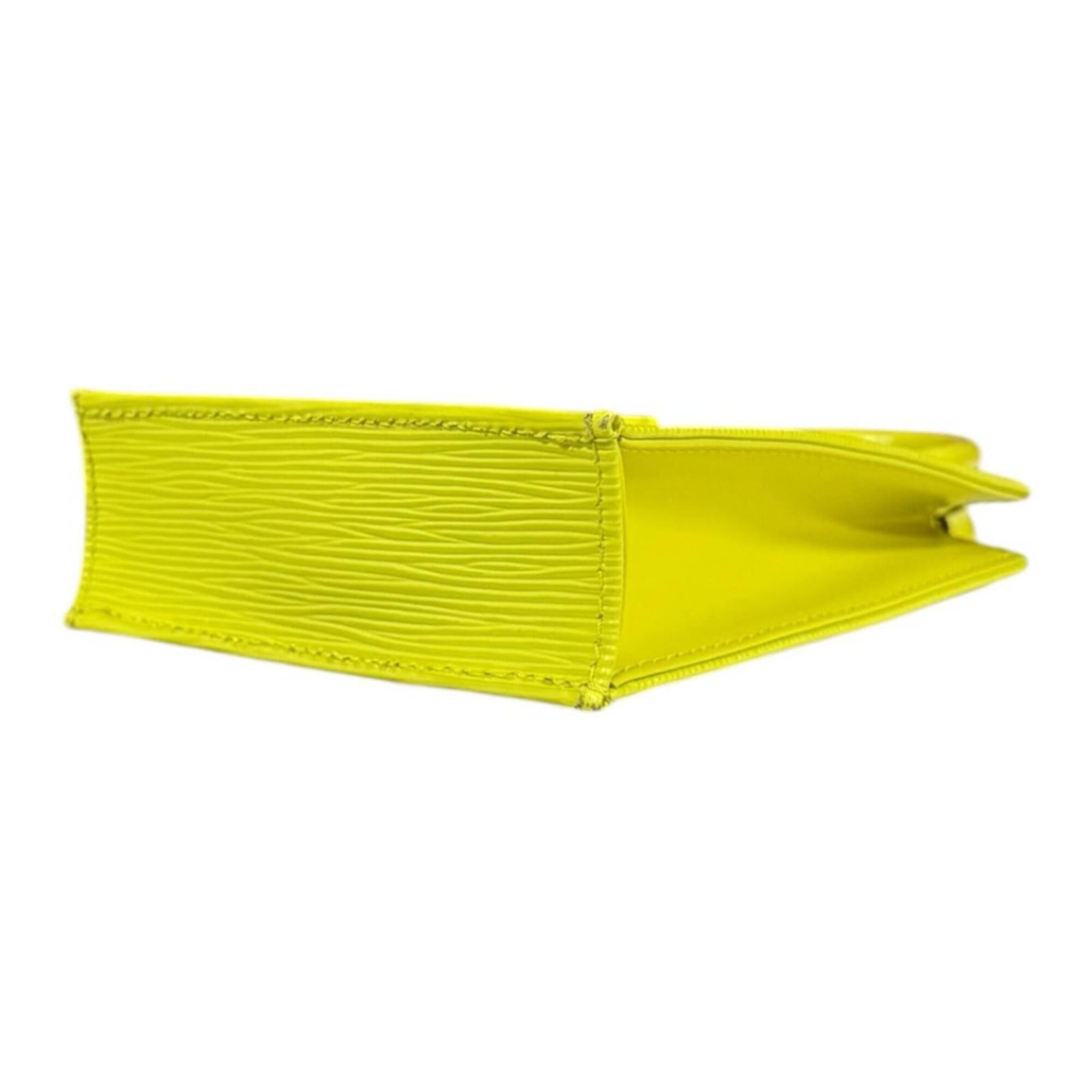 Louis Vuitton Louis Vuitton Petite Sac Plat Epi Shoulder Bag, Leather M80169, Yellow, Women's, LOUIS VUITTON, 2-way Size ONE SIZE - 5 Thumbnail