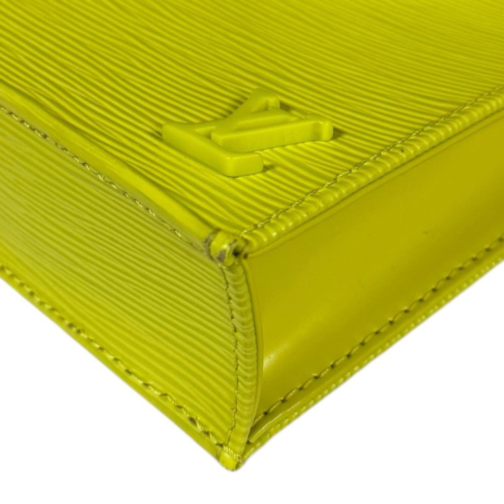 Louis Vuitton Louis Vuitton Petite Sac Plat Epi Shoulder Bag, Leather M80169, Yellow, Women's, LOUIS VUITTON, 2-way Size ONE SIZE - 8 Thumbnail