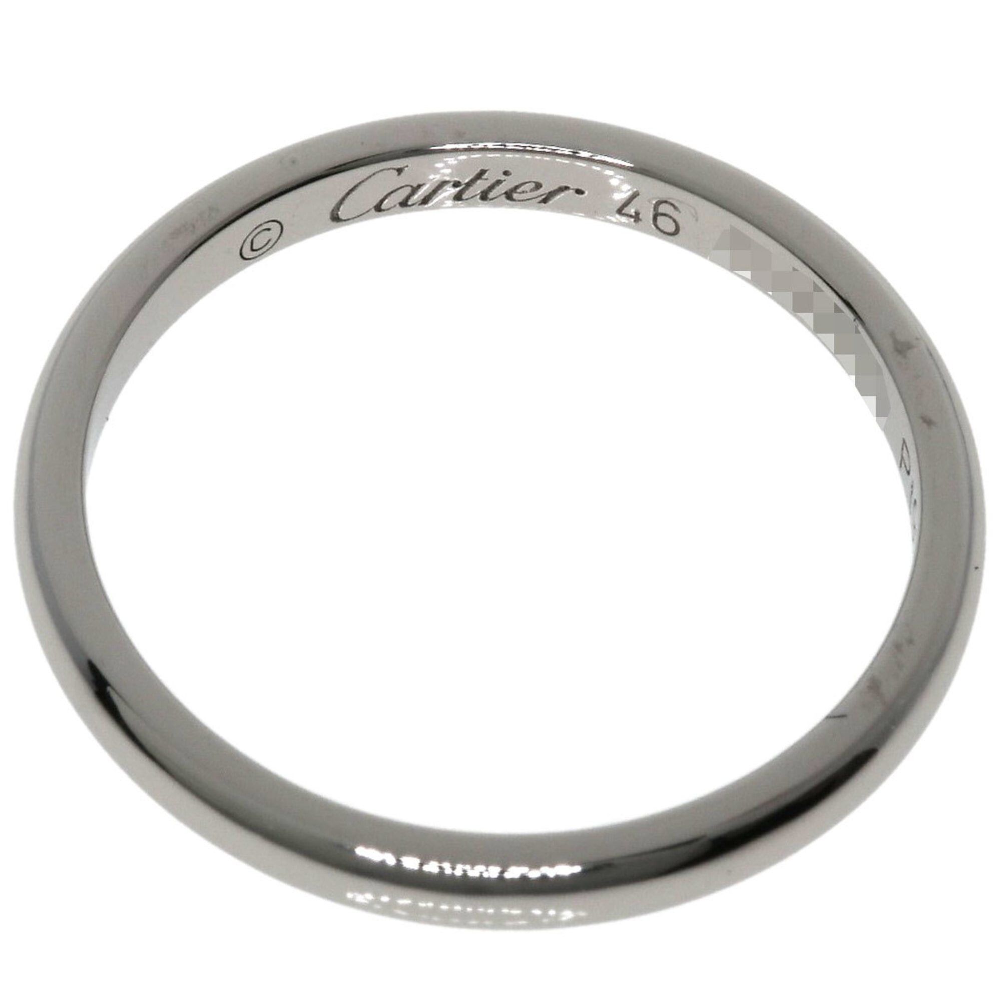 Cartier Cartier Wedding Ring #46, Platinum PT950, Women's, CARTIER Size ONE SIZE - 4 Thumbnail