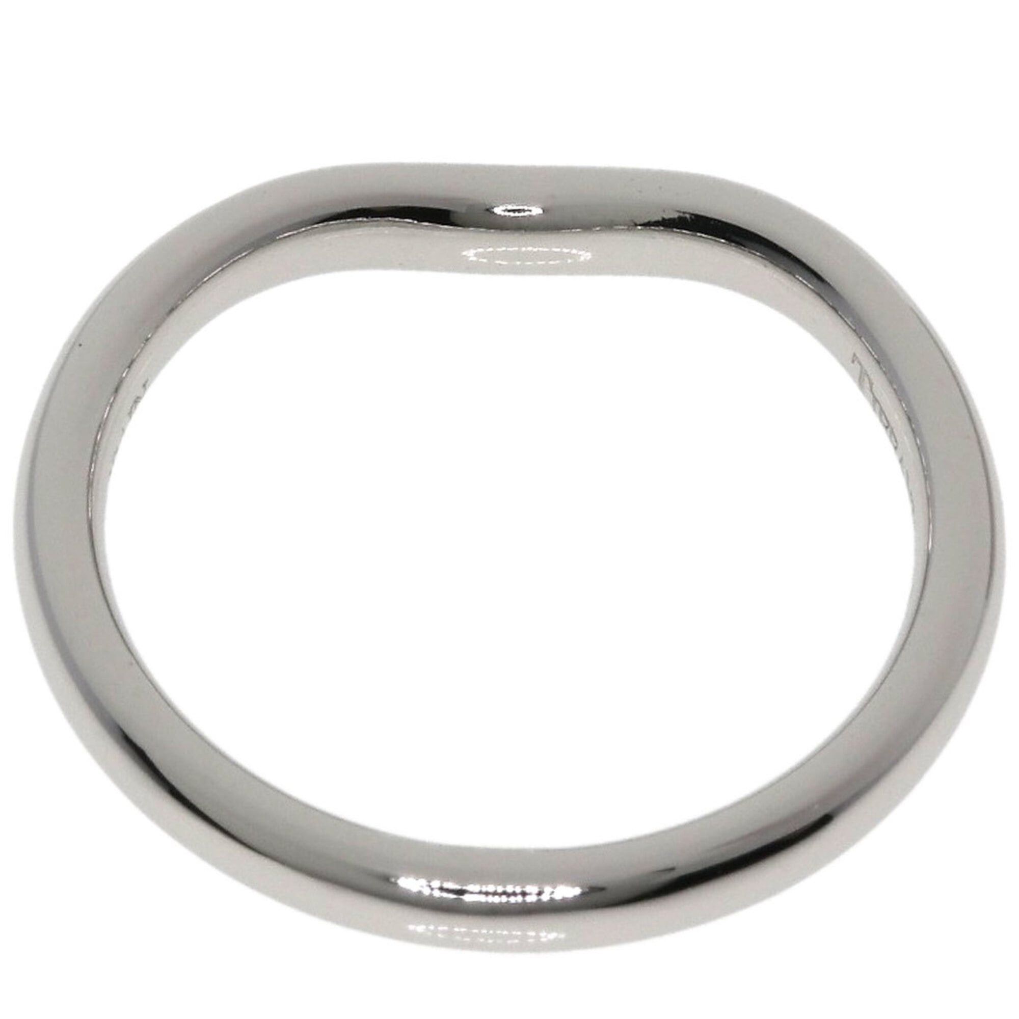Tiffany & Co. Tiffany & Co. Curved Band Diamond Ring, Platinum PT950, Women's Ring. Size ONE SIZE - 4 Thumbnail