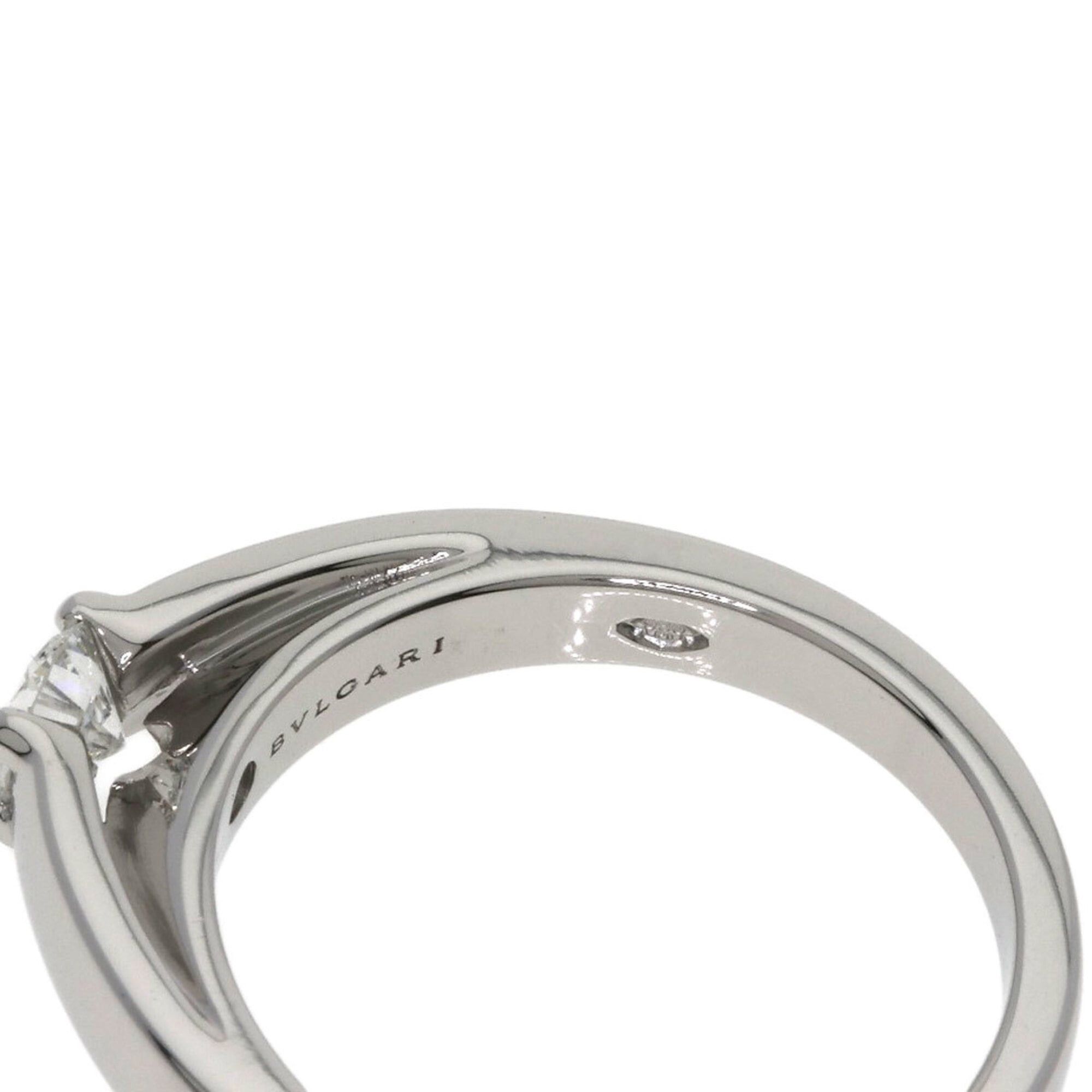 Bvlgari BVLGARI Marry Me Solitaire Diamond Ring, Platinum PT950, Women's. Size ONE SIZE - 6 Thumbnail