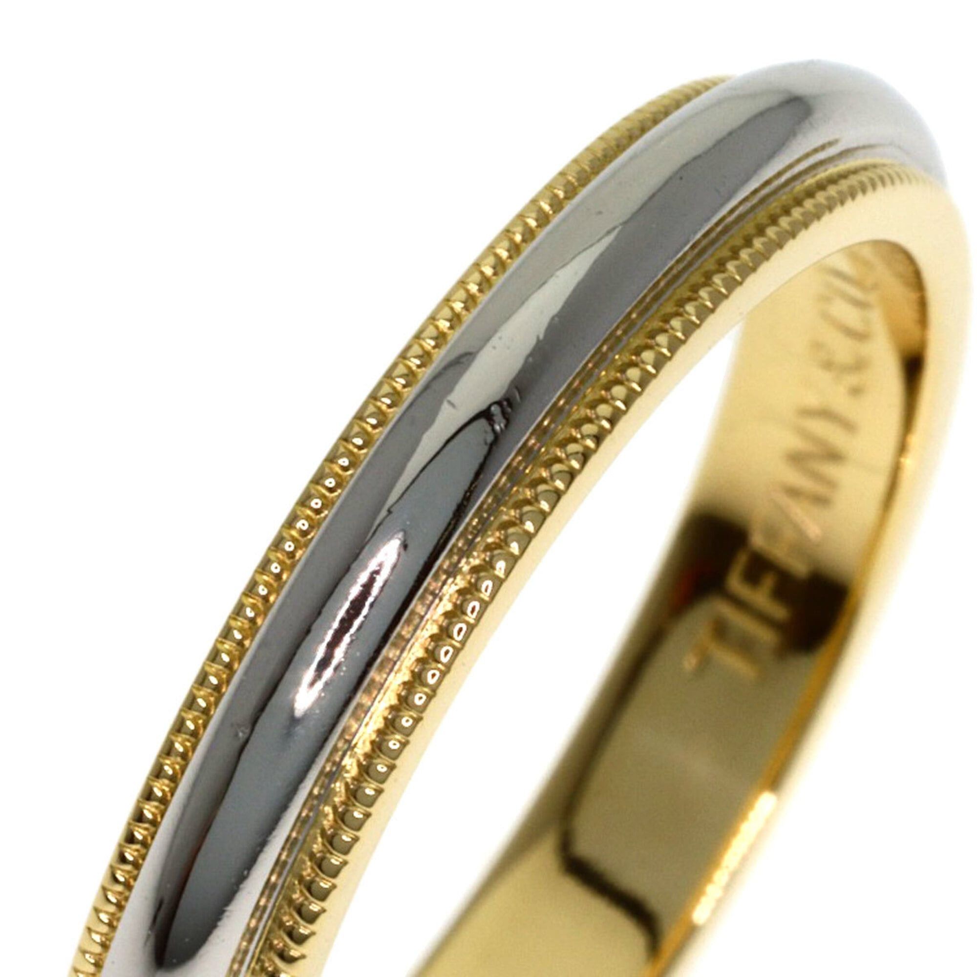 Tiffany & Co. Tiffany & Co. Milgrain Ring, 18K Yellow Gold/PT950, Women's. Size ONE SIZE - 8 Thumbnail