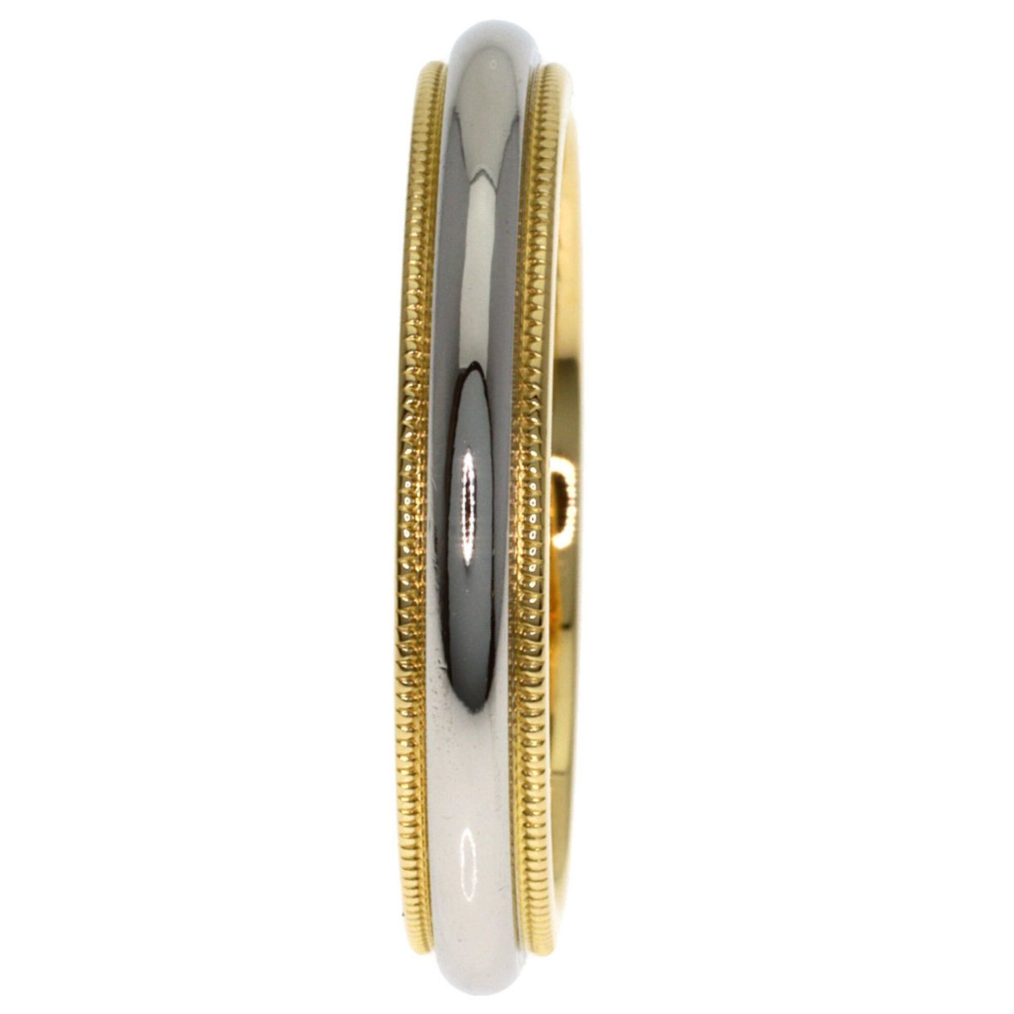 Tiffany & Co. Tiffany & Co. Milgrain Ring, 18K Yellow Gold/PT950, Women's. Size ONE SIZE - 3 Thumbnail