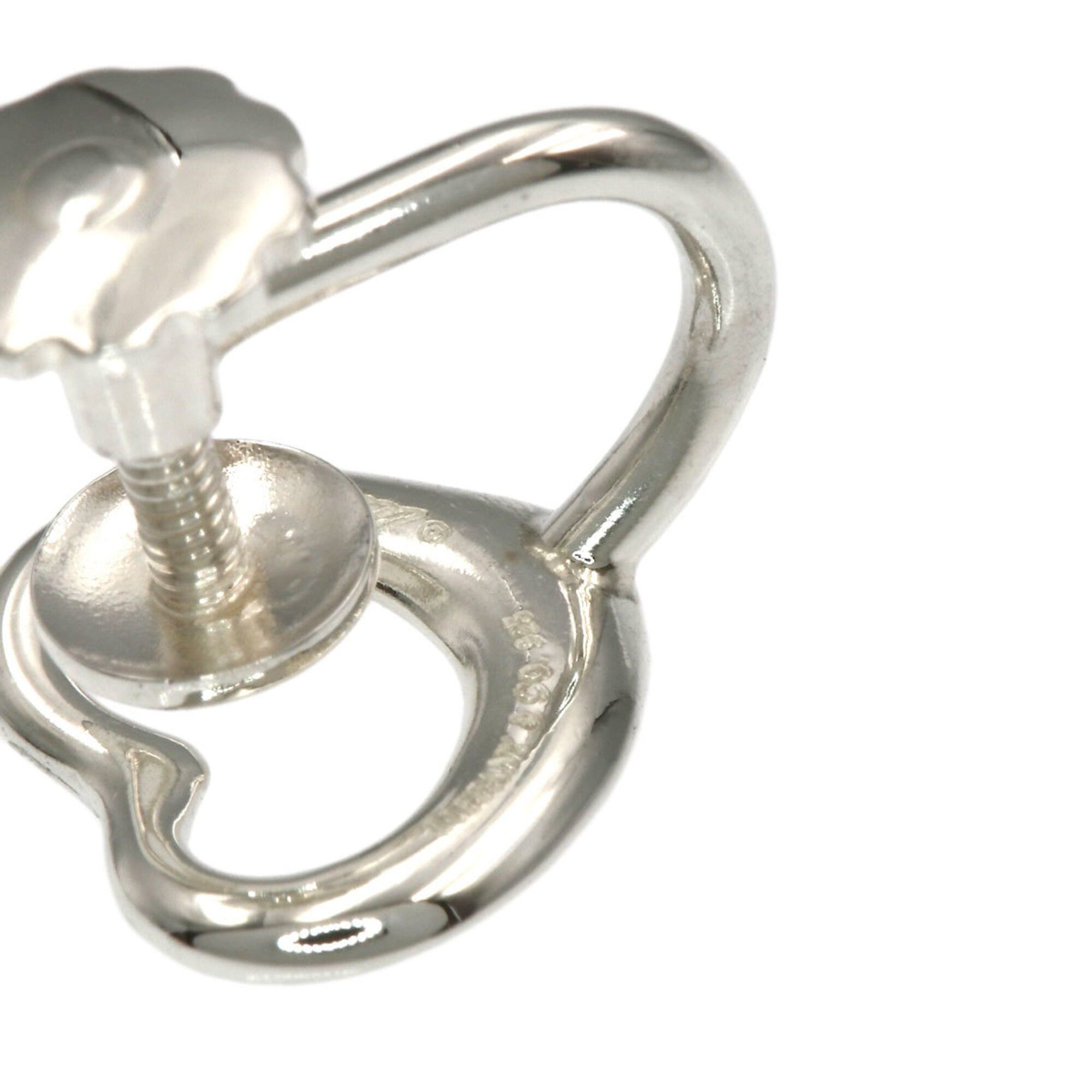 Tiffany & Co. Tiffany & Co. Open Heart Earrings, Silver, Women's. Size ONE SIZE - 7 Thumbnail