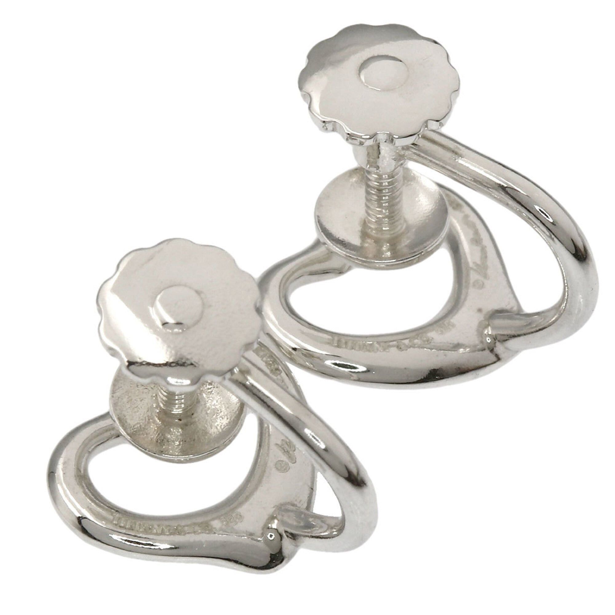 Tiffany & Co. Tiffany & Co. Open Heart Earrings, Silver, Women's. Size ONE SIZE - 3 Thumbnail