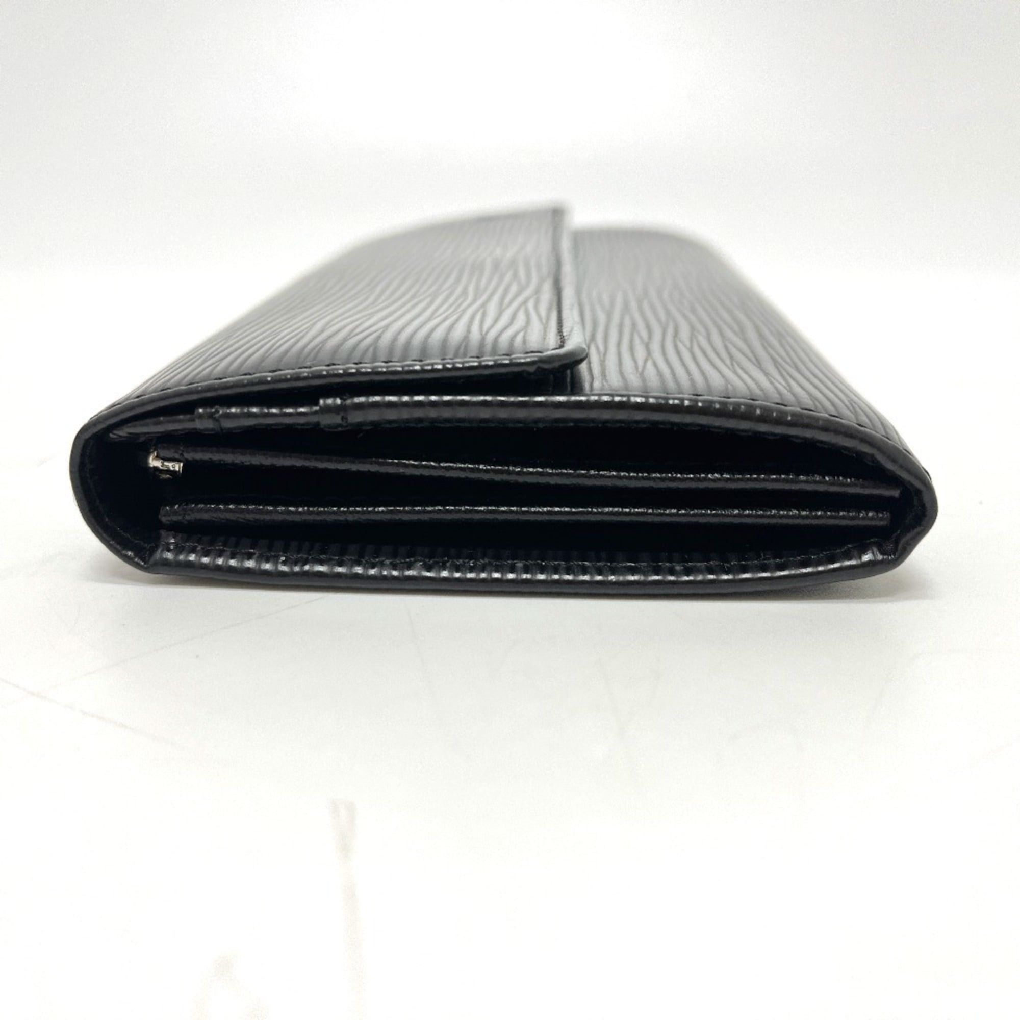 Louis Vuitton LOUIS VUITTON M63742 Portefeuille Sarah Bi-fold Wallet, Long Epi Leather, Women's, Black Size ONE SIZE - 3 Thumbnail
