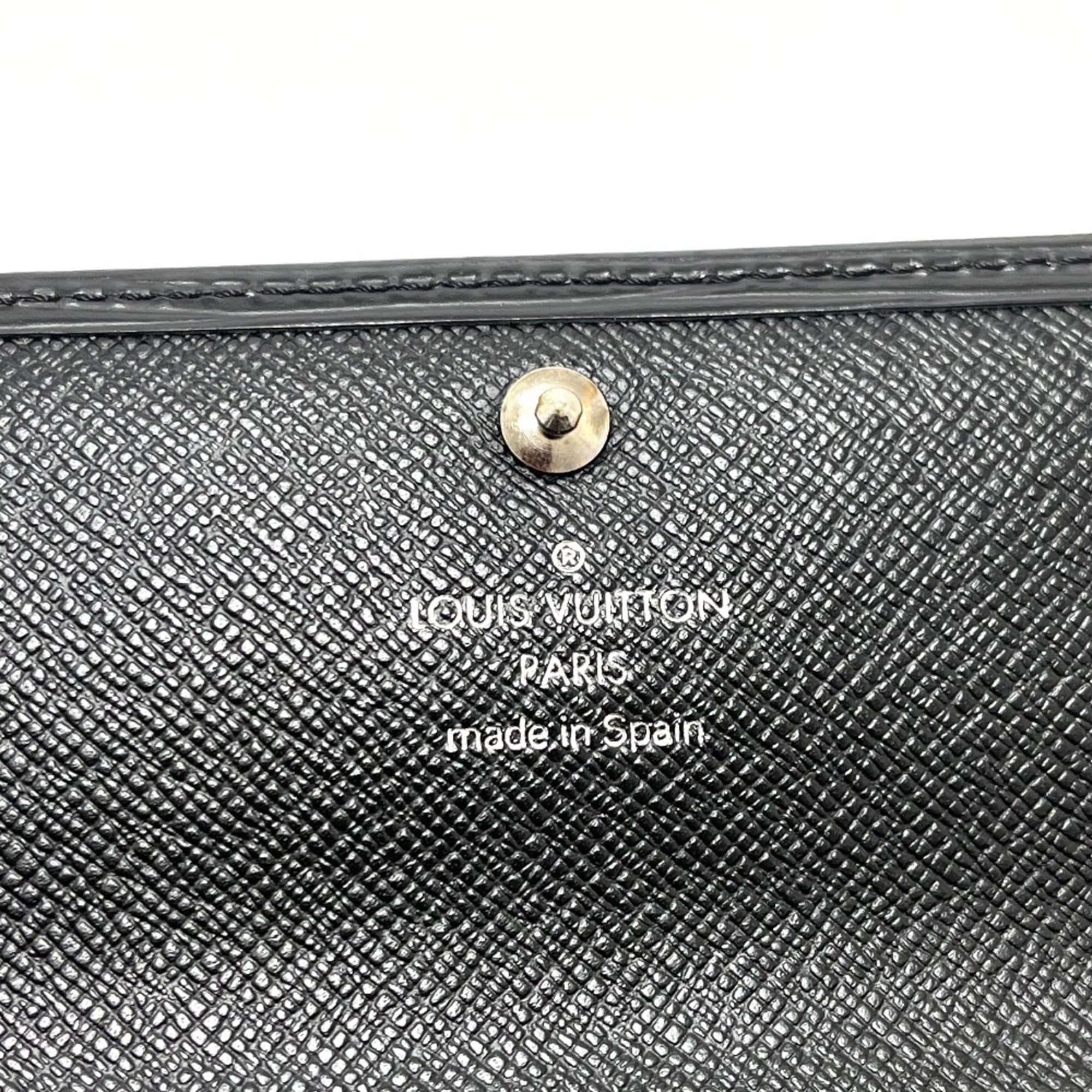 Louis Vuitton LOUIS VUITTON M63742 Portefeuille Sarah Bi-fold Wallet, Long Epi Leather, Women's, Black Size ONE SIZE - 7 Thumbnail