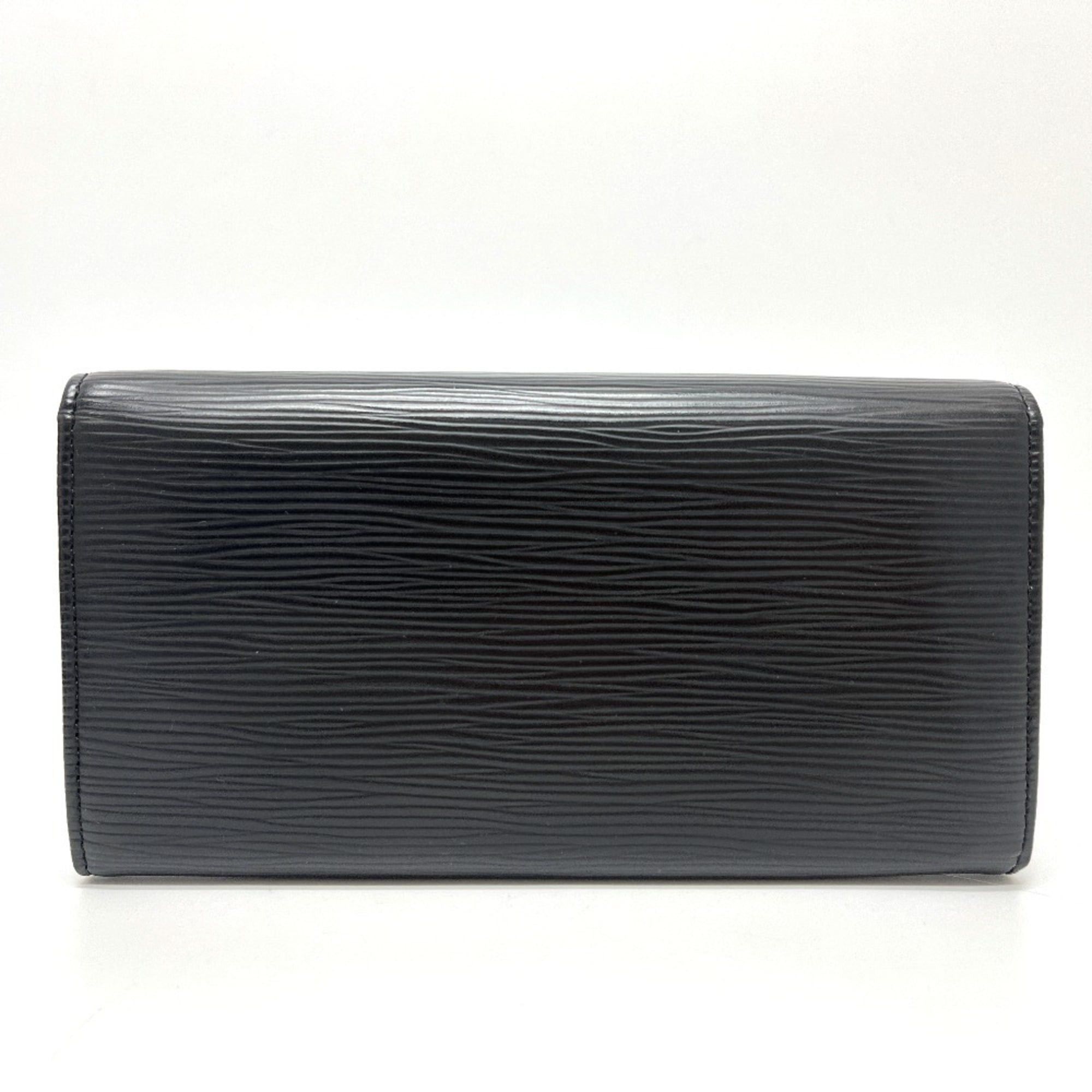 Louis Vuitton LOUIS VUITTON M63742 Portefeuille Sarah Bi-fold Wallet, Long Epi Leather, Women's, Black Size ONE SIZE - 2 Thumbnail
