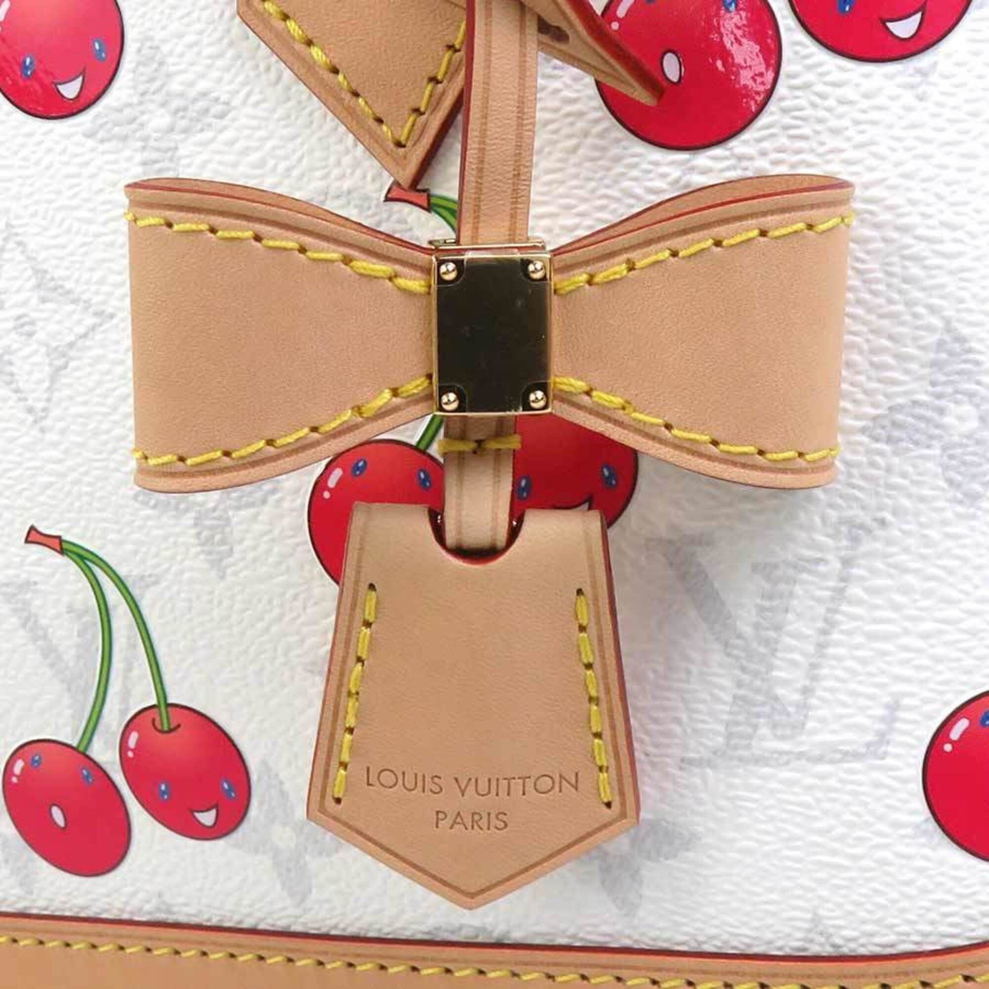 Louis Vuitton Louis Vuitton Handbag Shoulder Bag LV x TM Monogram Cherry Alma BB White Women's M14234 90247a Size ONE SIZE - 9 Thumbnail