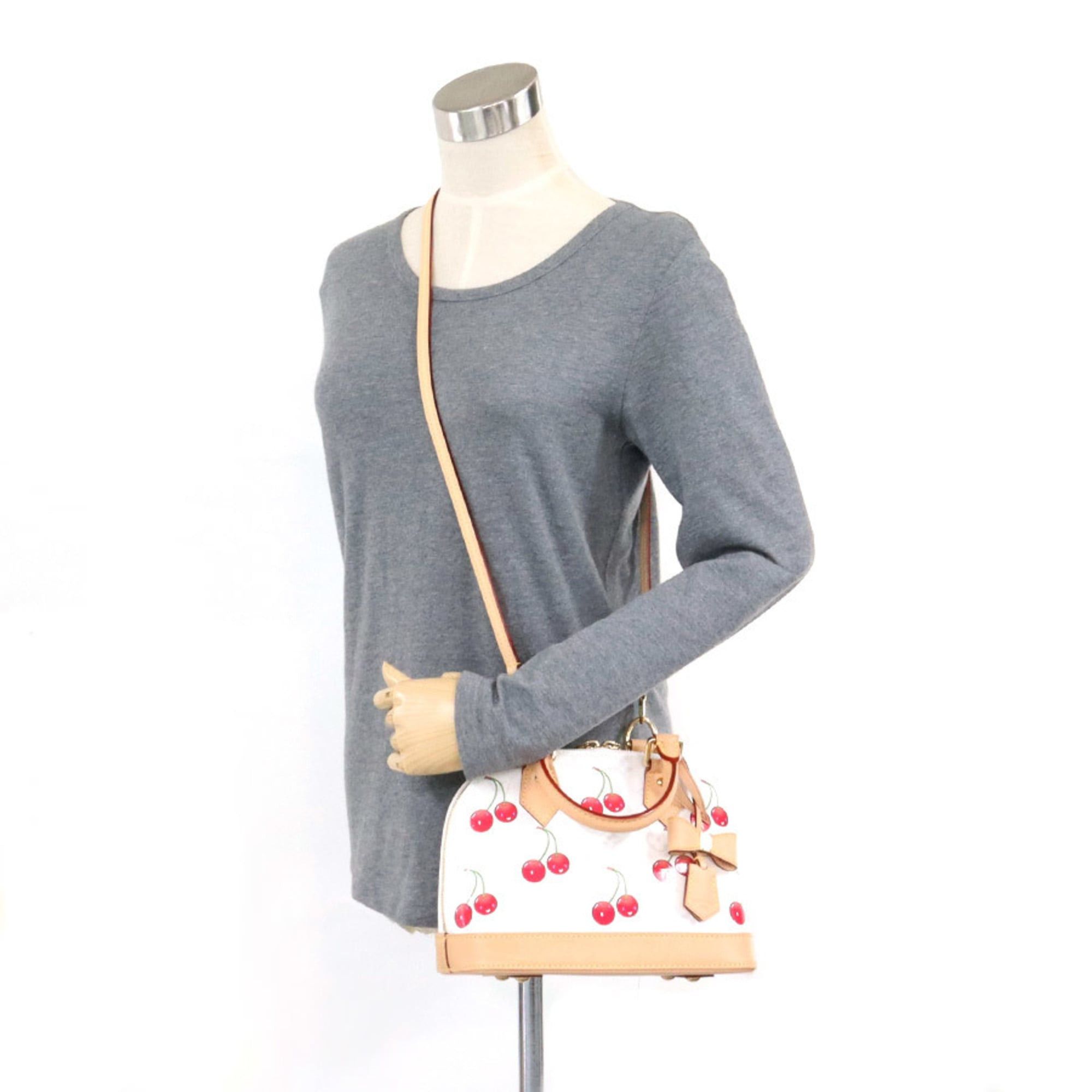 Louis Vuitton Louis Vuitton Handbag Shoulder Bag LV x TM Monogram Cherry Alma BB White Women's M14234 90247a Size ONE SIZE - 16 Thumbnail