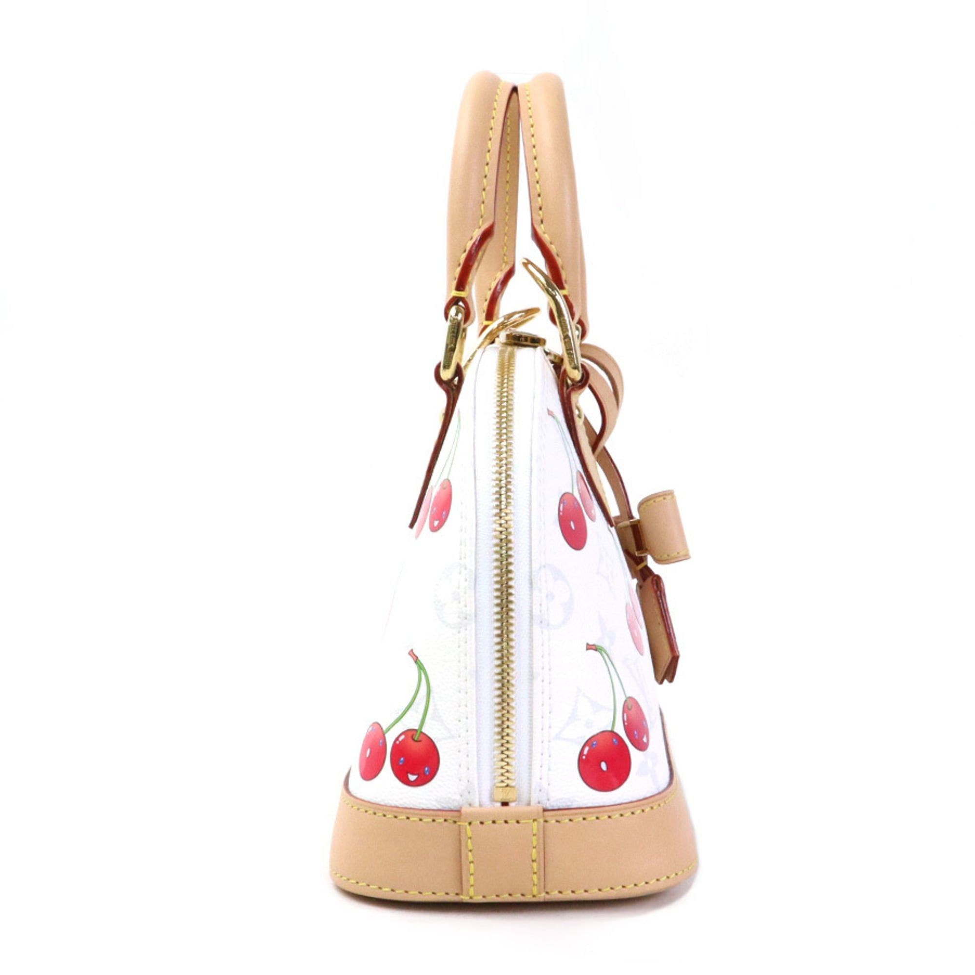 Louis Vuitton Louis Vuitton Handbag Shoulder Bag LV x TM Monogram Cherry Alma BB White Women's M14234 90247a Size ONE SIZE - 2 Thumbnail