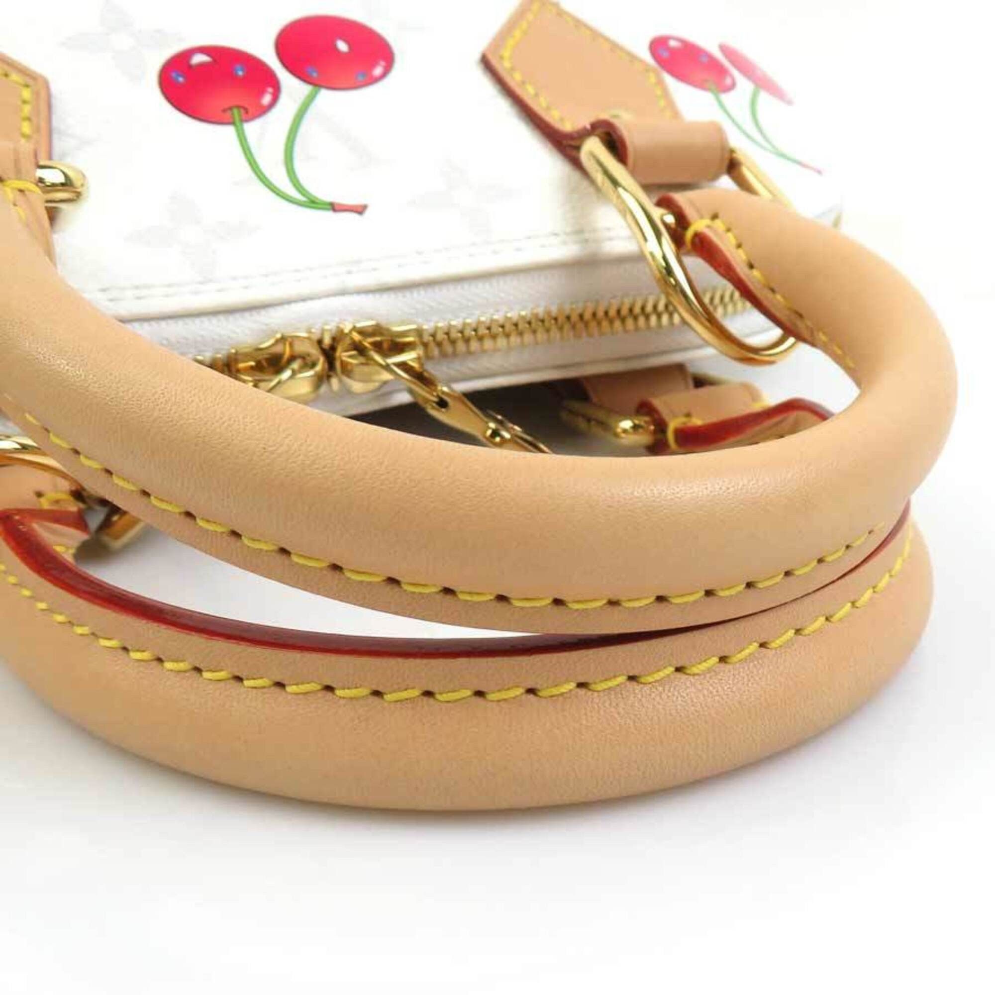 Louis Vuitton Louis Vuitton Handbag Shoulder Bag LV x TM Monogram Cherry Alma BB White Women's M14234 90247a Size ONE SIZE - 11 Thumbnail