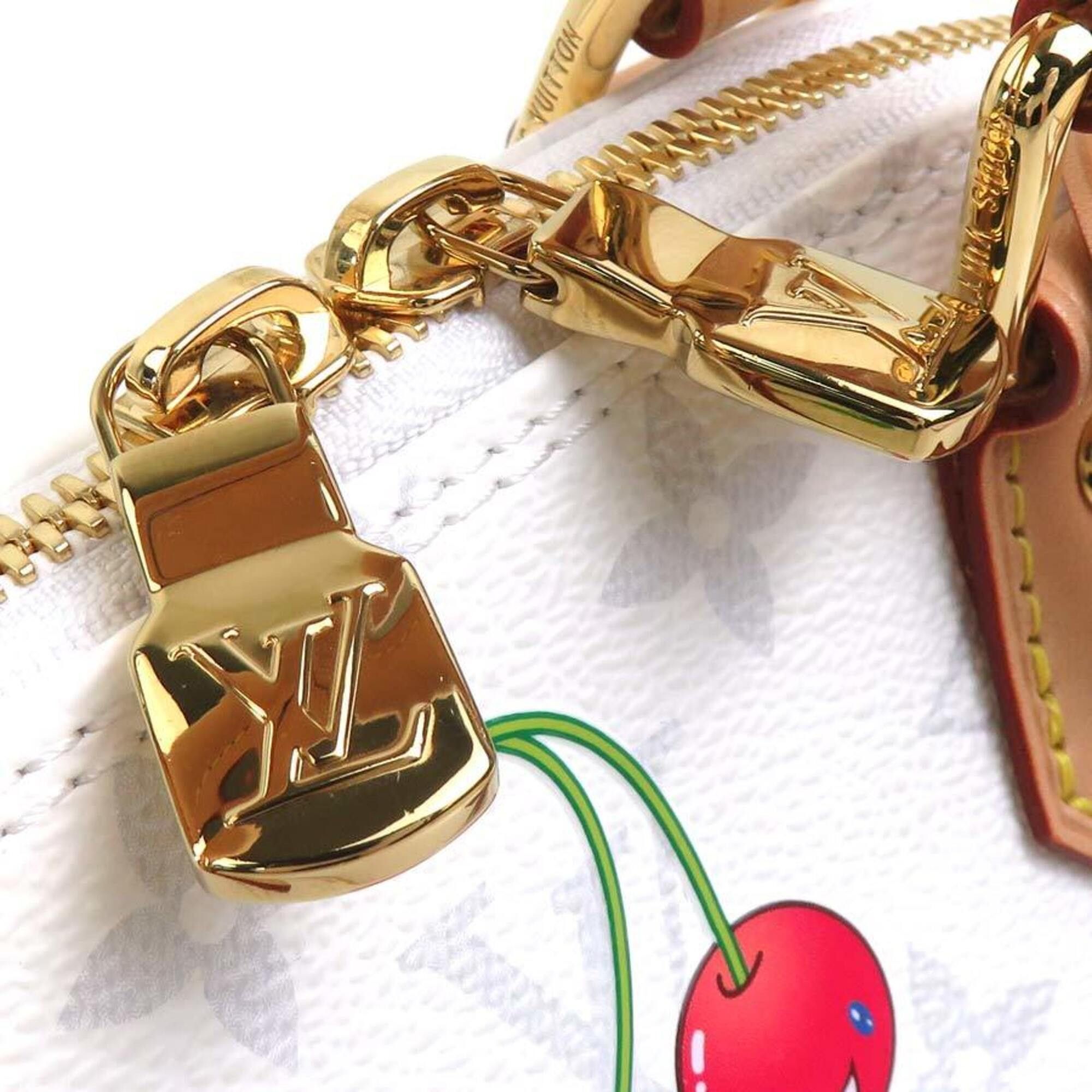 Louis Vuitton Louis Vuitton Handbag Shoulder Bag LV x TM Monogram Cherry Alma BB White Women's M14234 90247a Size ONE SIZE - 7 Thumbnail