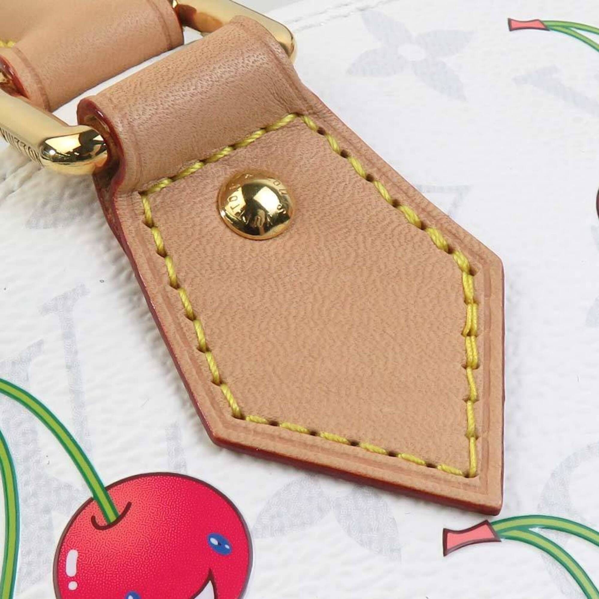 Louis Vuitton Louis Vuitton Handbag Shoulder Bag LV x TM Monogram Cherry Alma BB White Women's M14234 90247a Size ONE SIZE - 8 Thumbnail