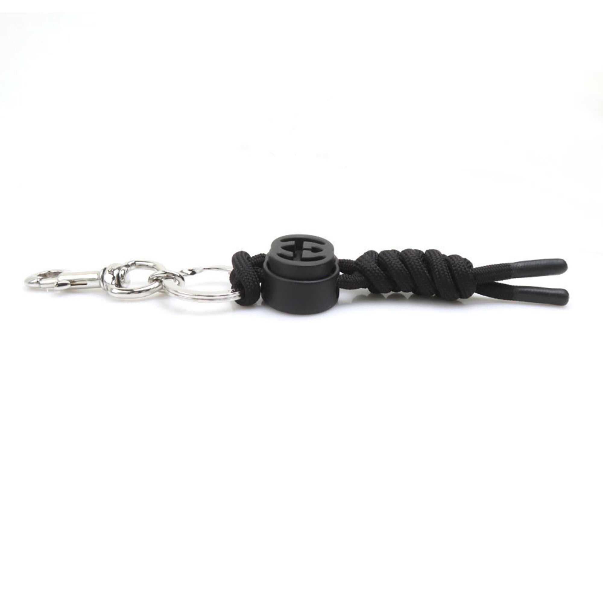 Gucci Gucci Charm Keyring Nylon Black Men's Women's 56683k Size ONE SIZE - 2 Thumbnail