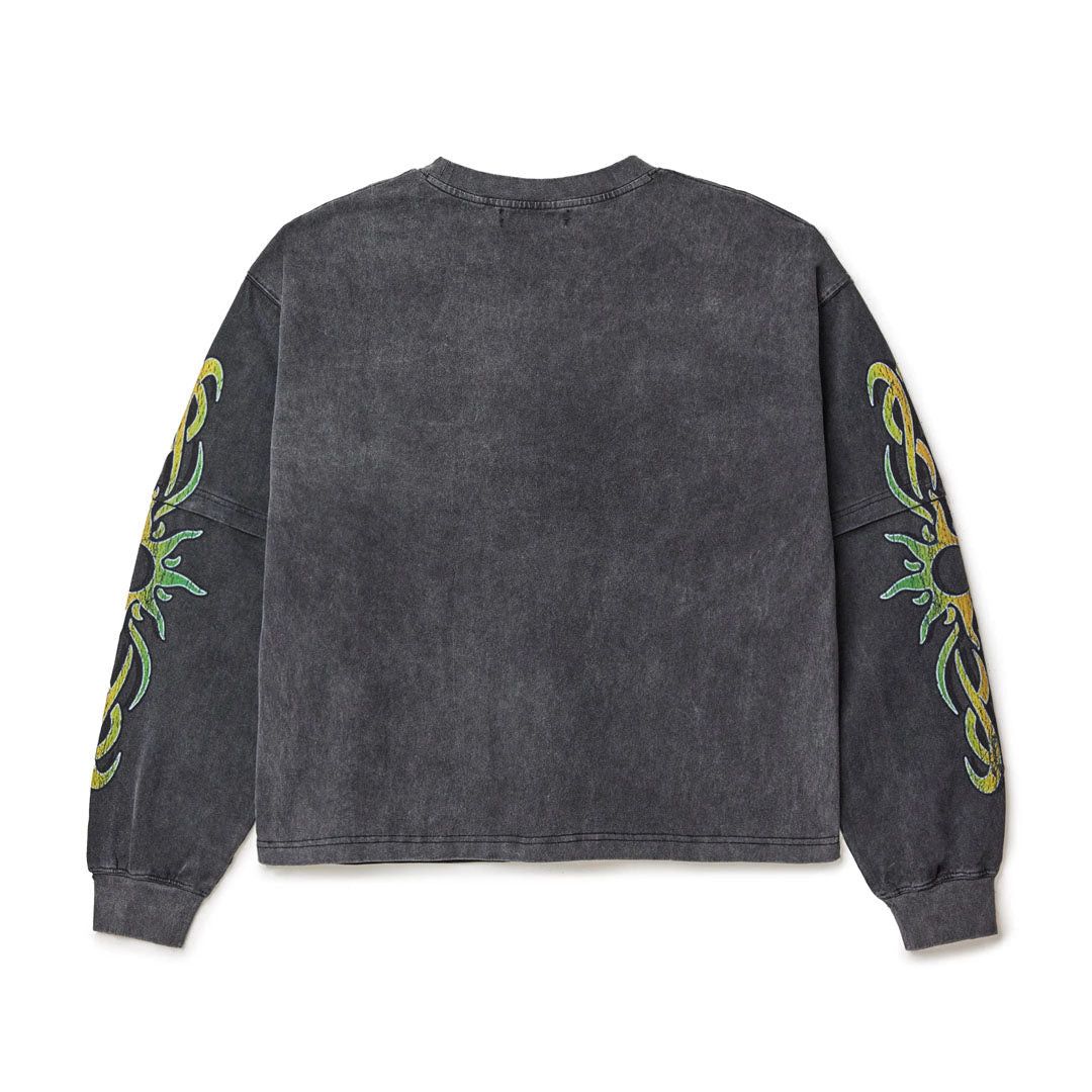 Vale Forever Tribal Layered Long Sleeve Tee Grey Wash Size US L / EU 52-54 / 3 - 2 Thumbnail