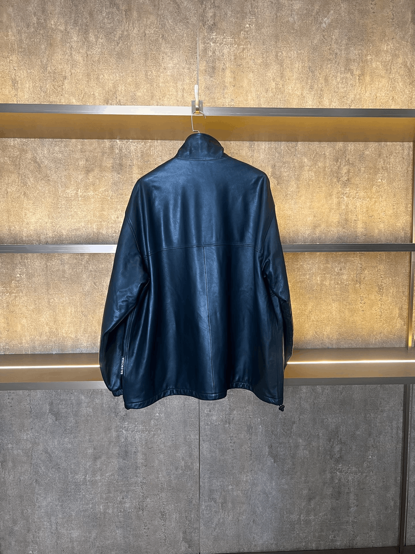 Balenciaga Balenciaga Padded Slogan Leather Jacket Size US S / EU 44-46 / 1 - 2 Thumbnail
