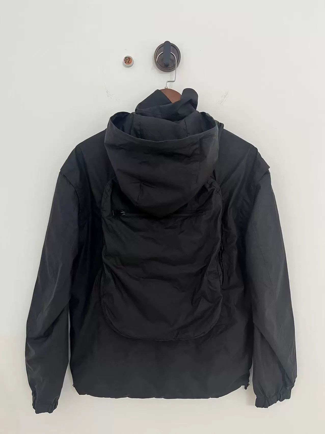 Fendi Fendi Black Full Logo Hooded Jacket Size US S / EU 44-46 / 1 - 4 Thumbnail