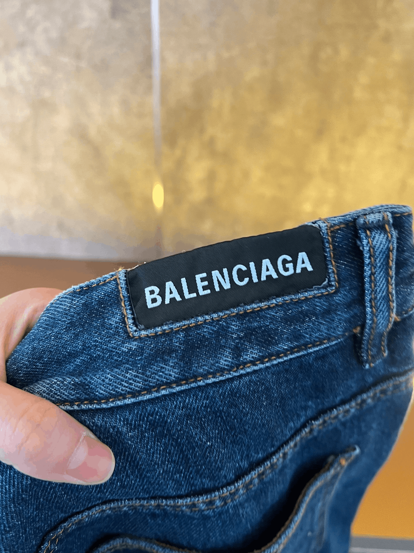 Balenciaga Balenciaga Washed Logo Jeans Size 28" / US 6 / IT 42 - 4 Thumbnail