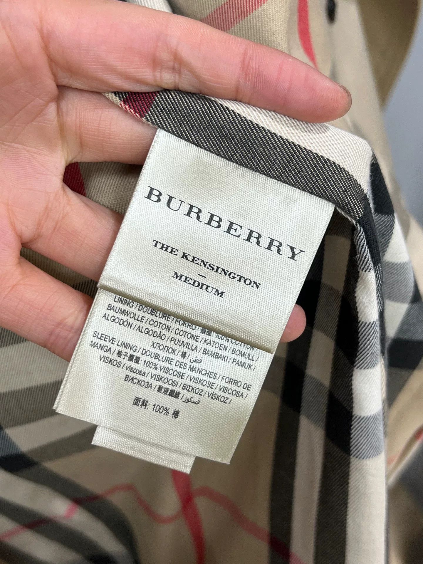 Burberry Burberry Inner Check Trench Coat Size XXS / US 00 / IT 34 - 4 Thumbnail