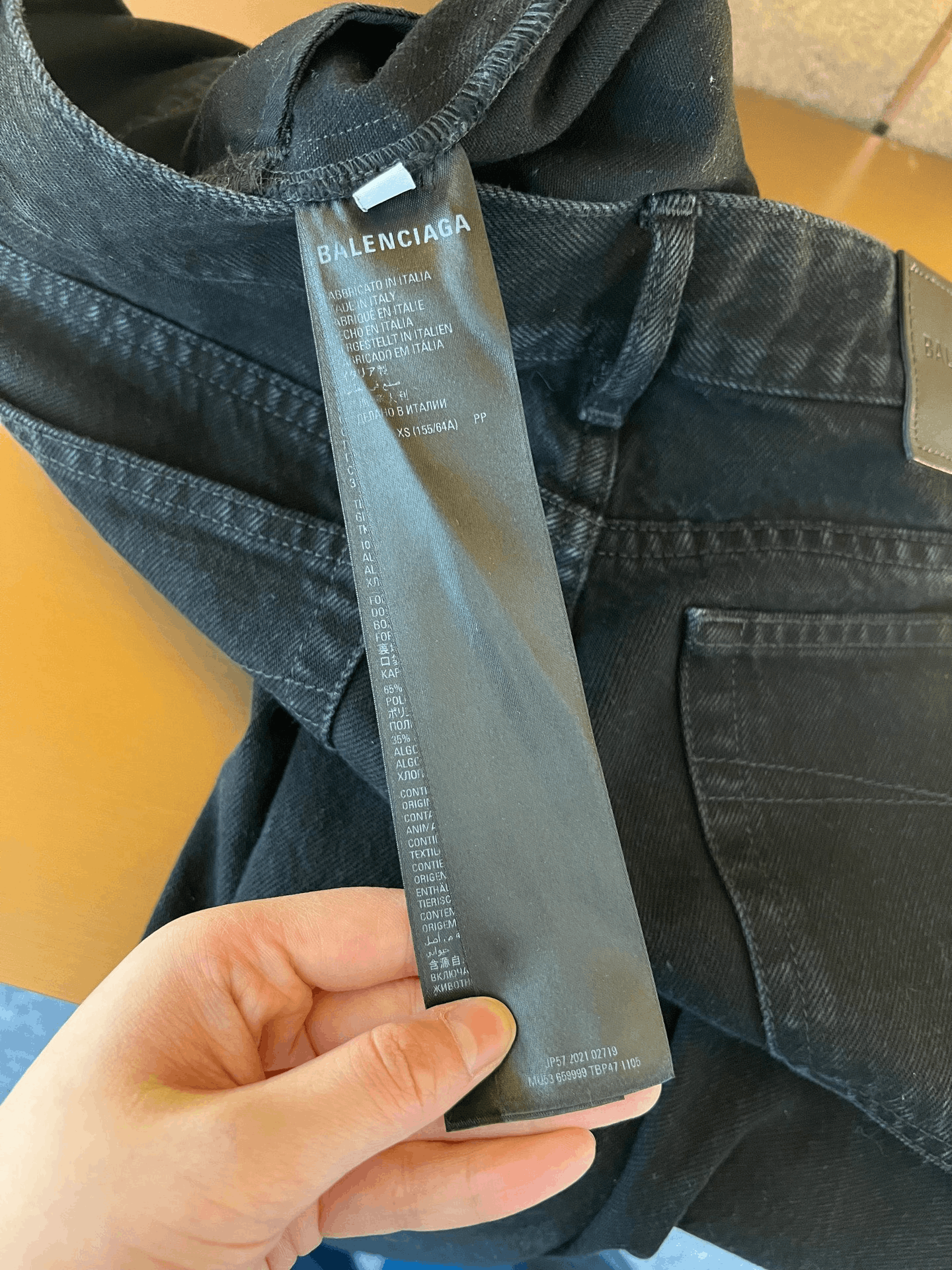 Balenciaga Balenciaga Garderobe Jeans Size 22" - 4 Thumbnail
