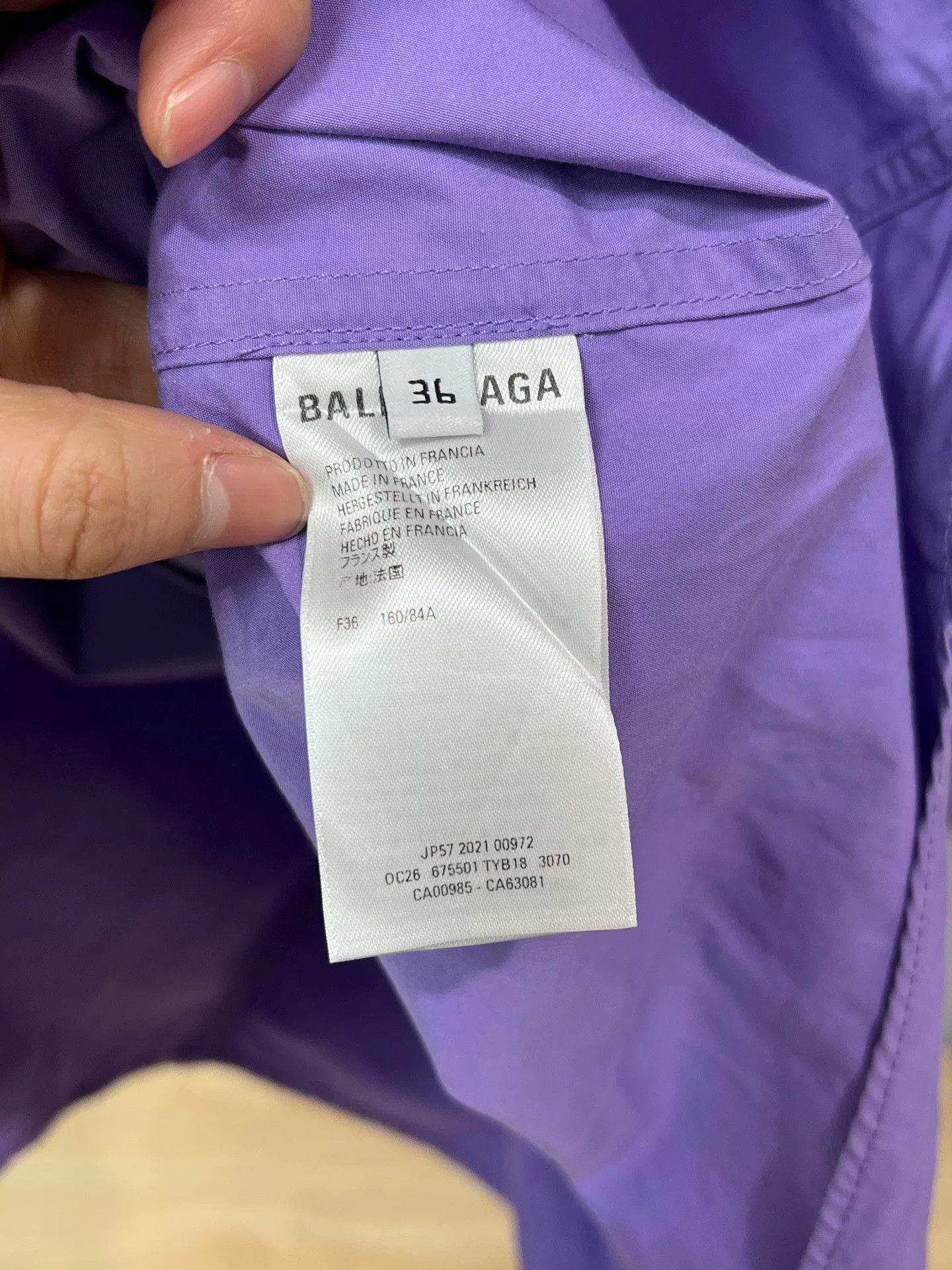 Balenciaga Balenciaga Slogan Shirt Size XS / US 0-2 / IT 36-38 - 4 Thumbnail