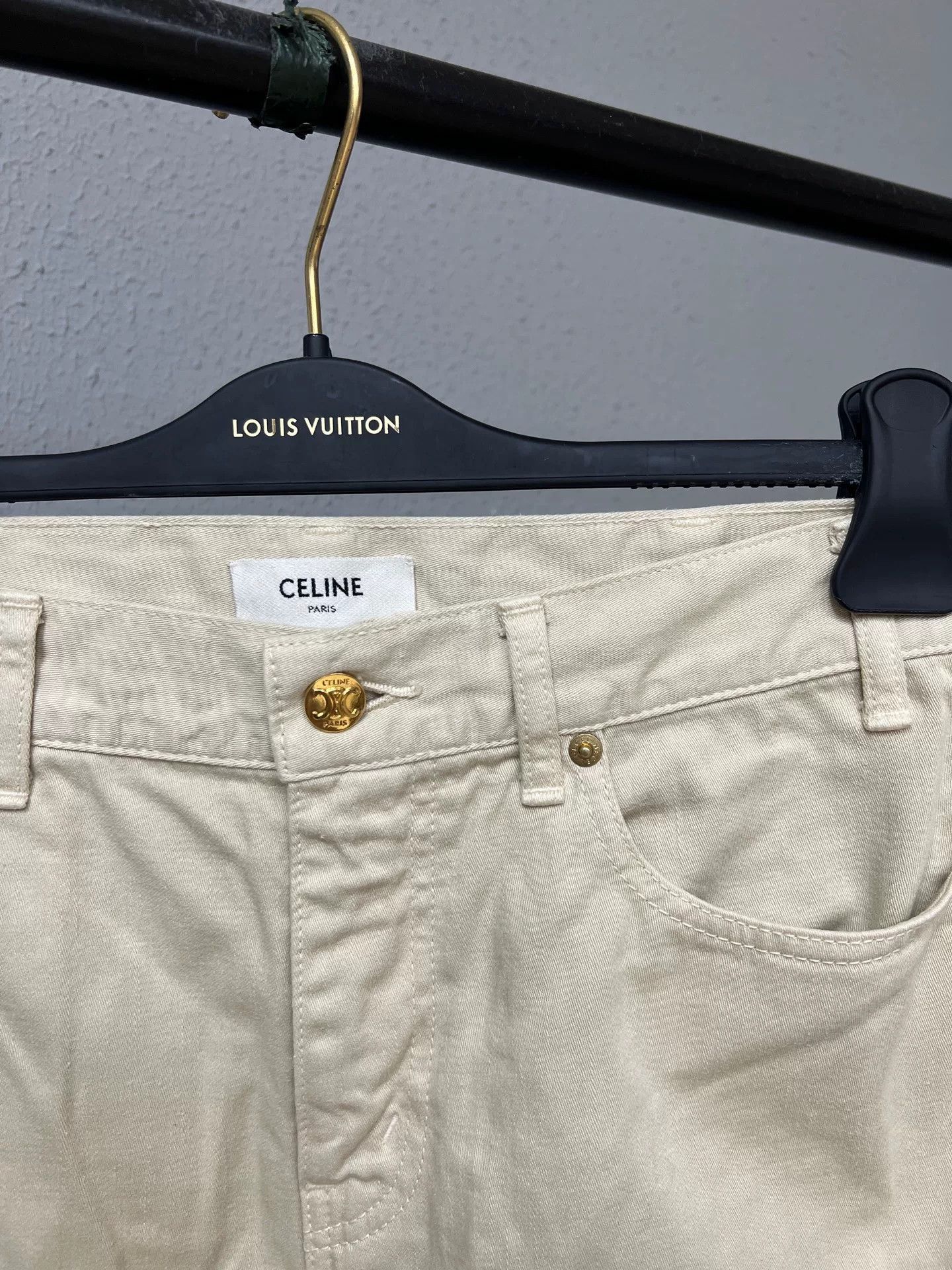 Celine Celine Gold Buckle Jeans Size 27" / US 4 / IT 40 - 3 Thumbnail