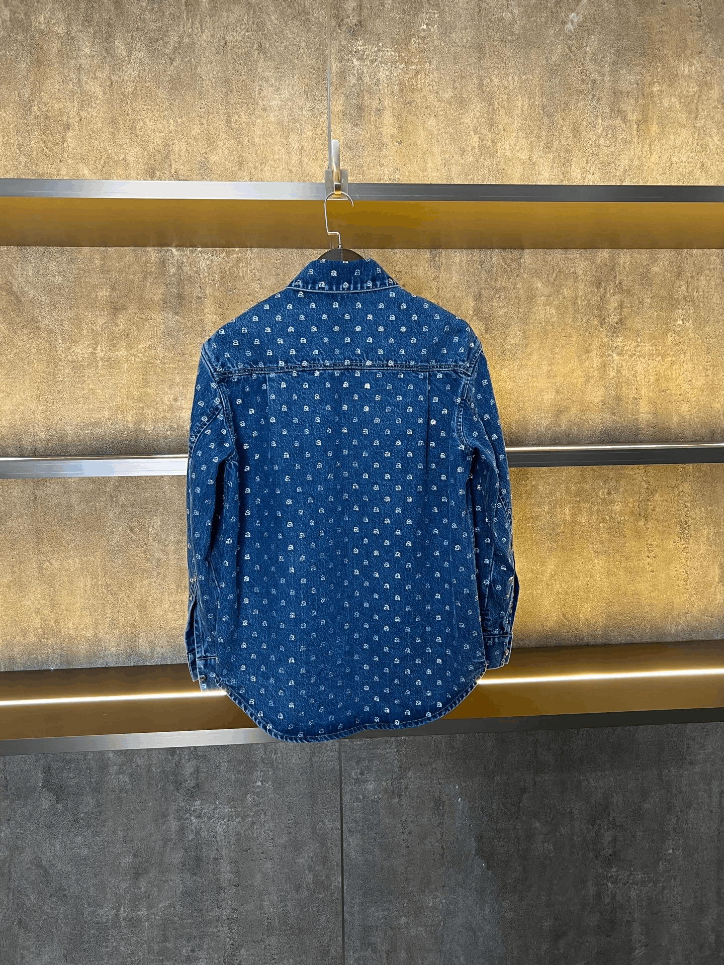 Alexander Wang Alexander Wang Diamond Denim Shirt Size XXS / US 00 / IT 34 - 2 Thumbnail