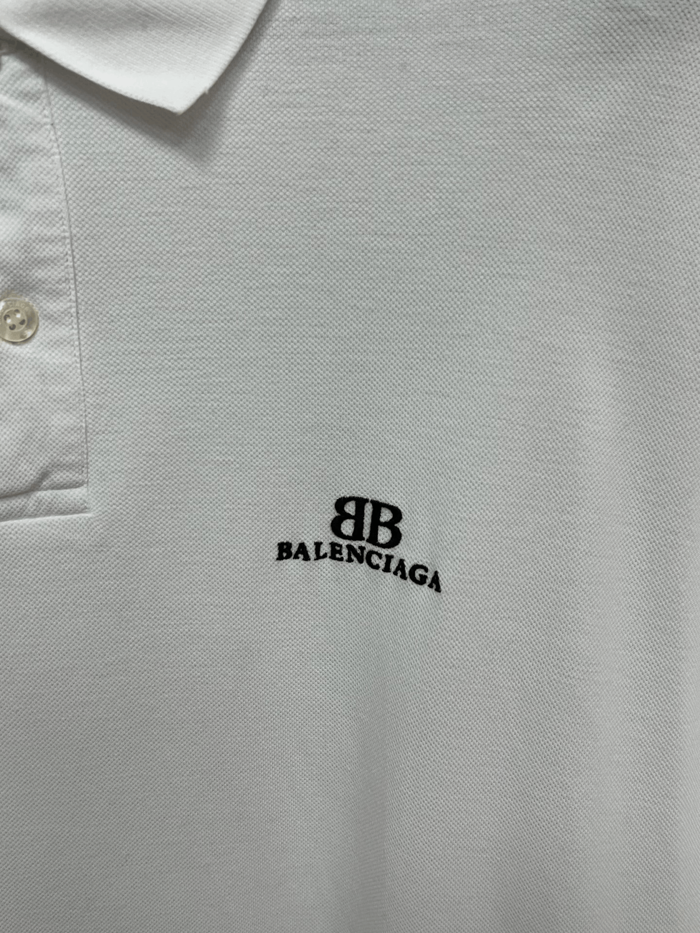 Balenciaga Balenciaga Double B Embroidered Polo Size US S / EU 44-46 / 1 - 3 Thumbnail