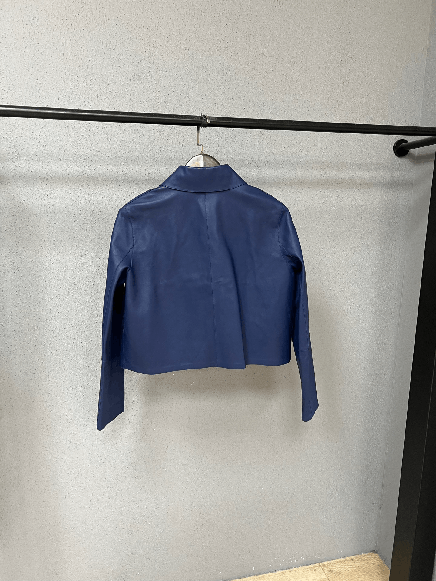 Loewe Loewe Blue Lambskin Jacket Size US XXS / EU 40 - 2 Thumbnail