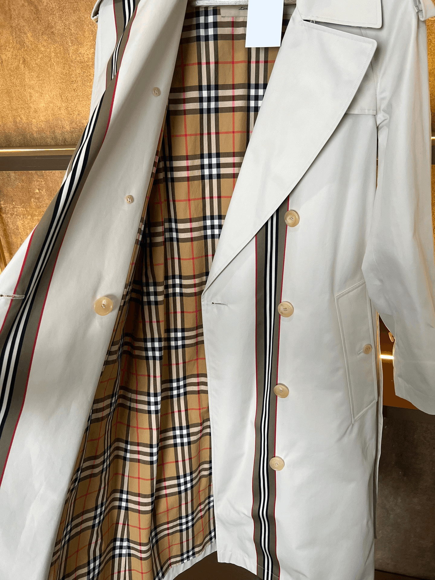 Burberry Burberry Double-Breasted Rainbow Trench Size S / US 4 / IT 40 - 3 Thumbnail