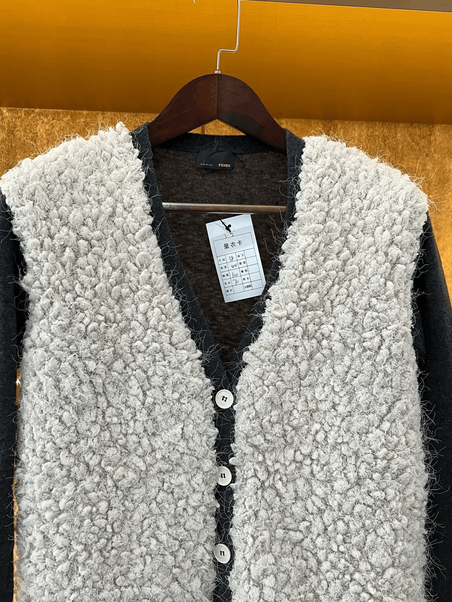 Fendi Fendi Lamb Wool Cardigan Size S / US 4 / IT 40 - 3 Thumbnail