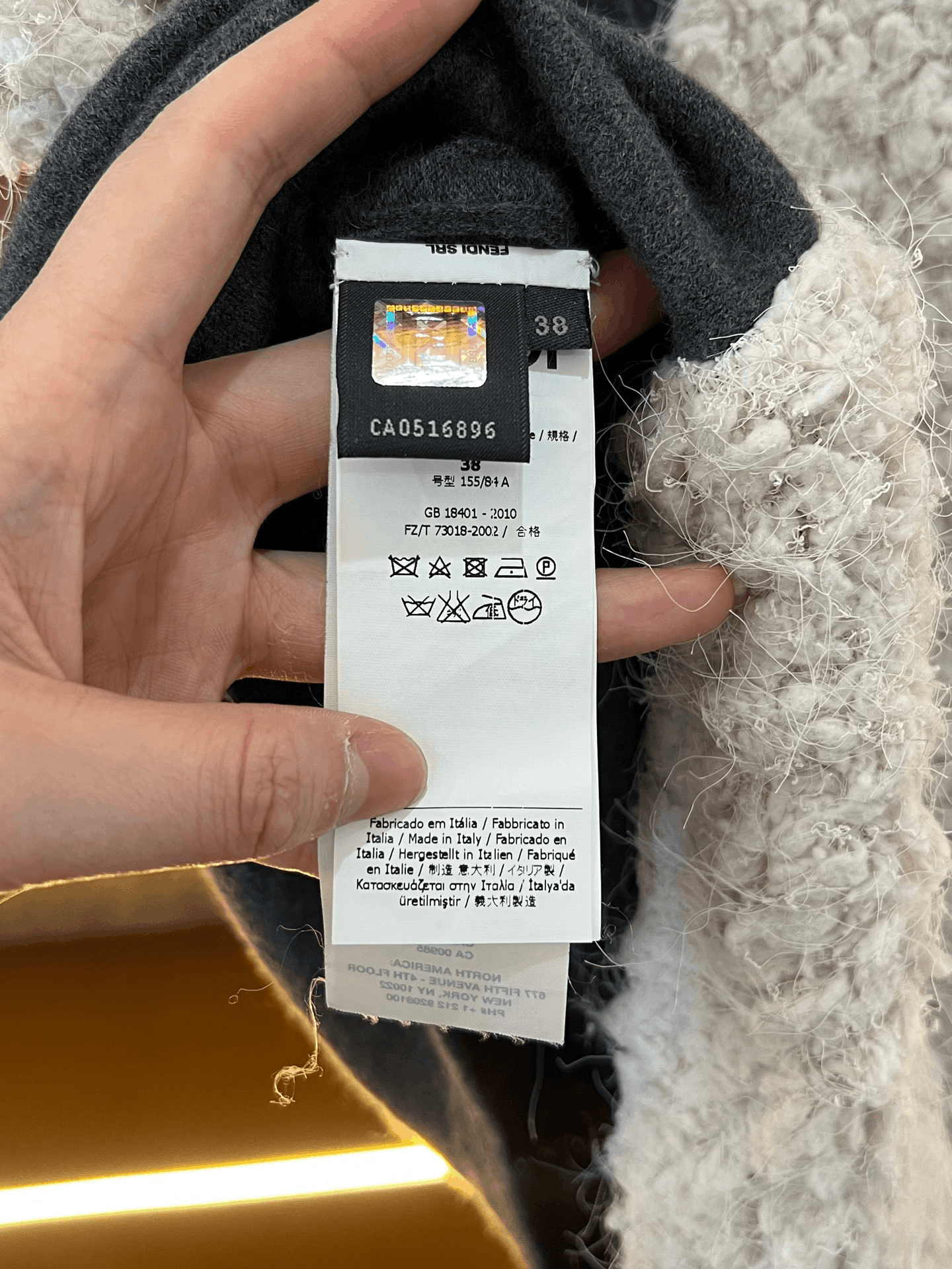Fendi Fendi Lamb Wool Cardigan Size S / US 4 / IT 40 - 4 Thumbnail