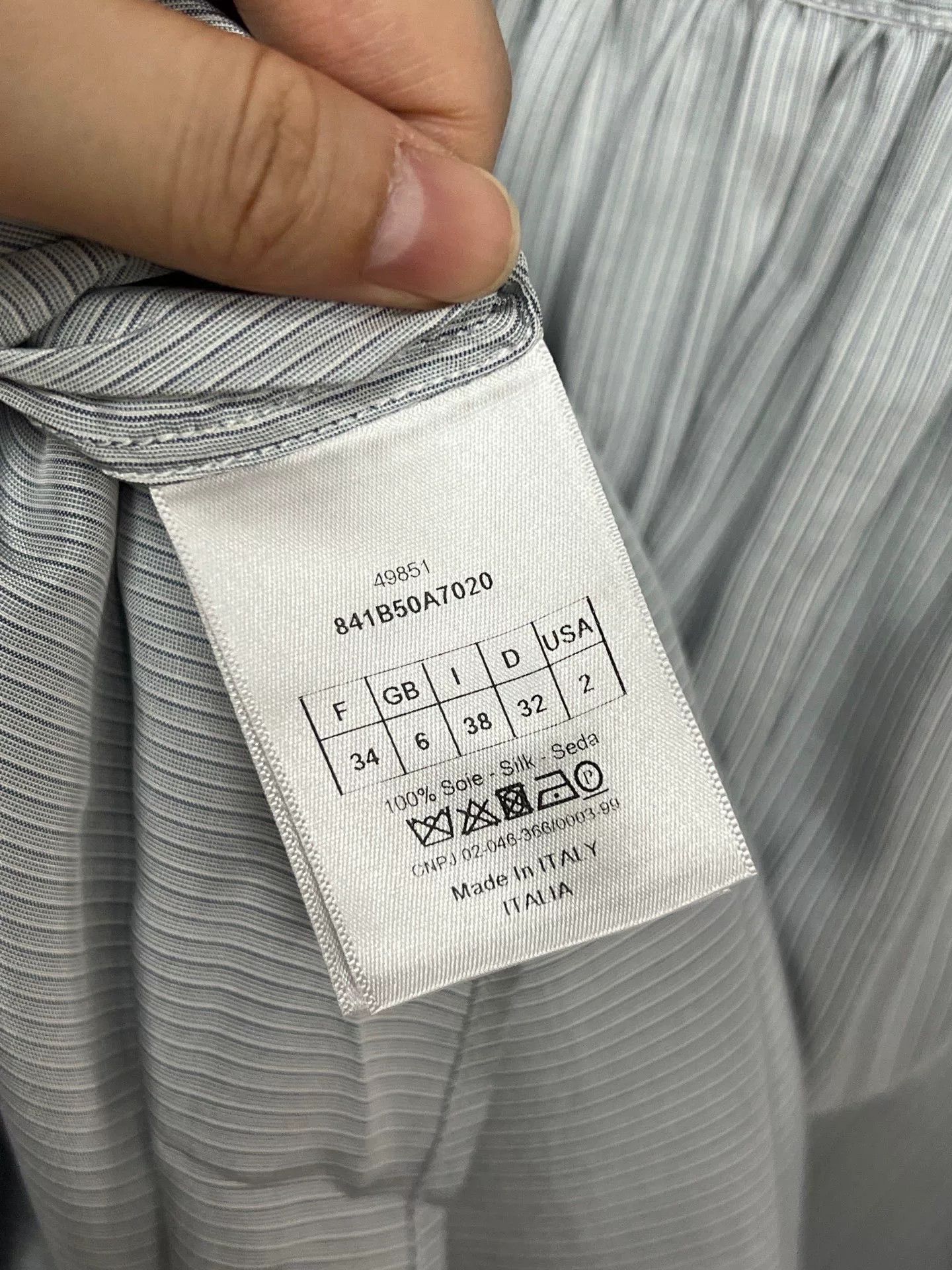 Dior Dior Bee Shirt Dress Size XXS / US 00 / IT 34 - 4 Thumbnail