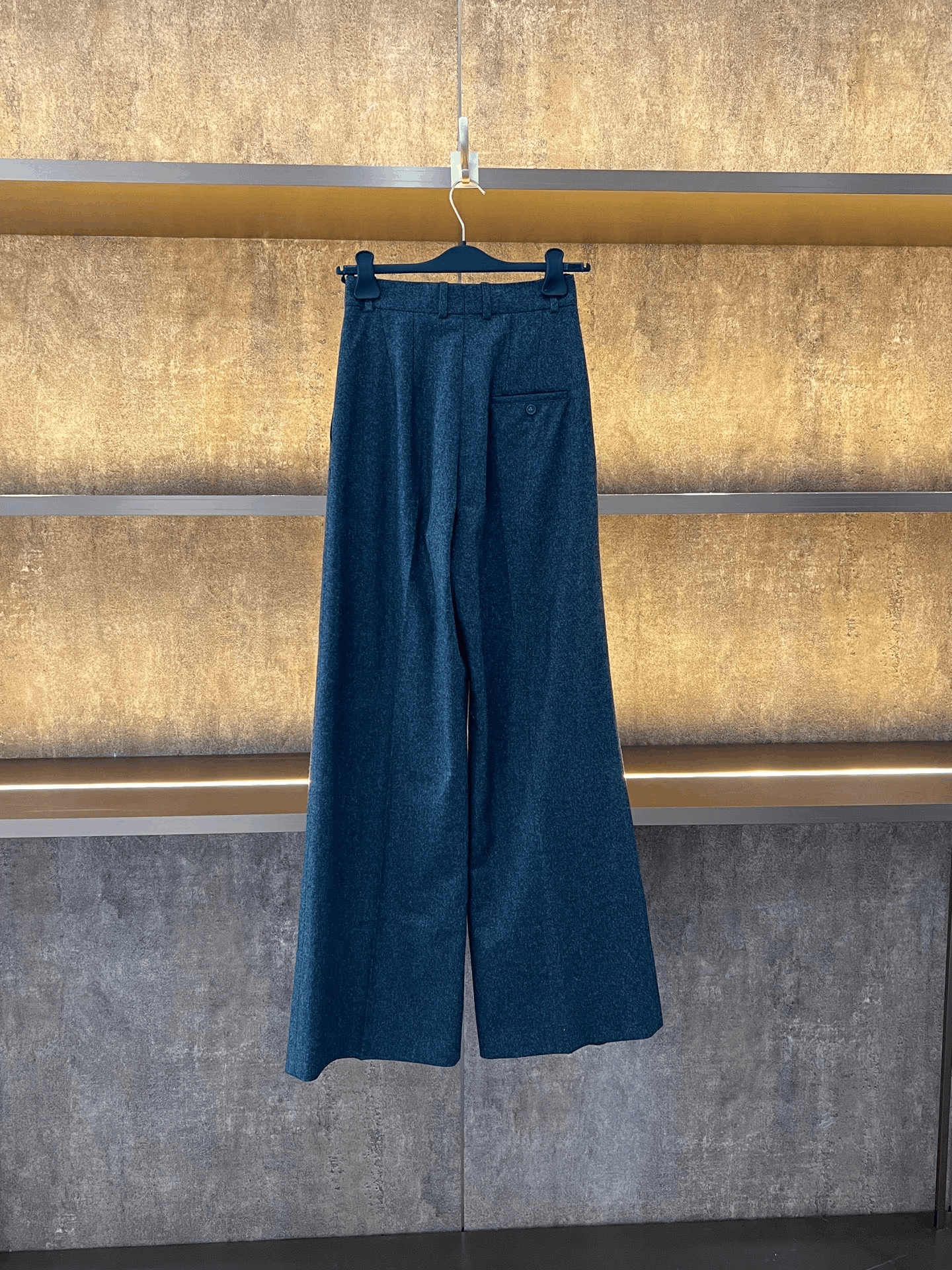 Celine Celine High-Waist Wool Trousers Size 34" / US 12 / IT 48 - 2 Thumbnail