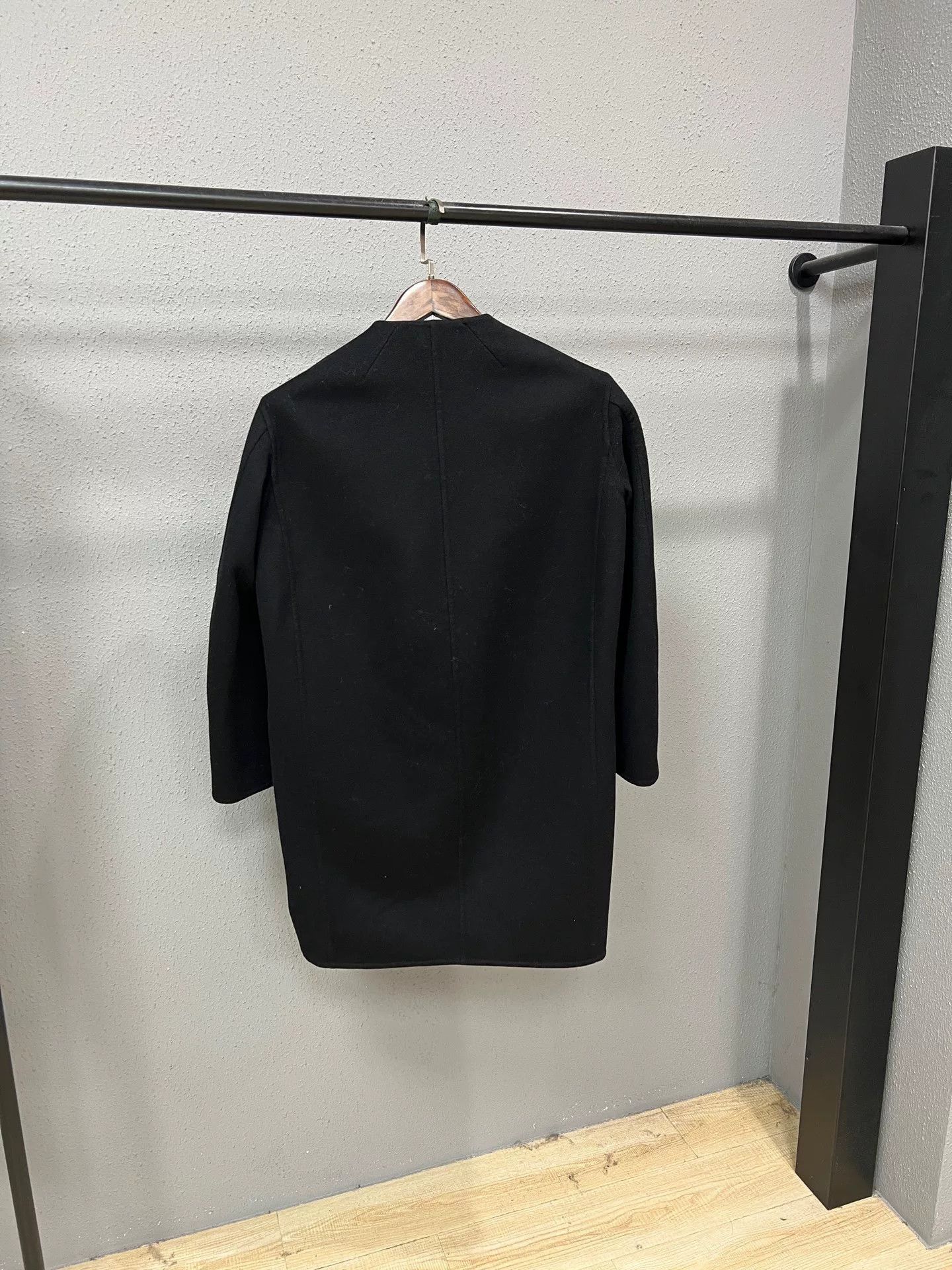 Celine Celine Cashmere Round Neck Coat Size XXS / US 00 / IT 34 - 2 Thumbnail