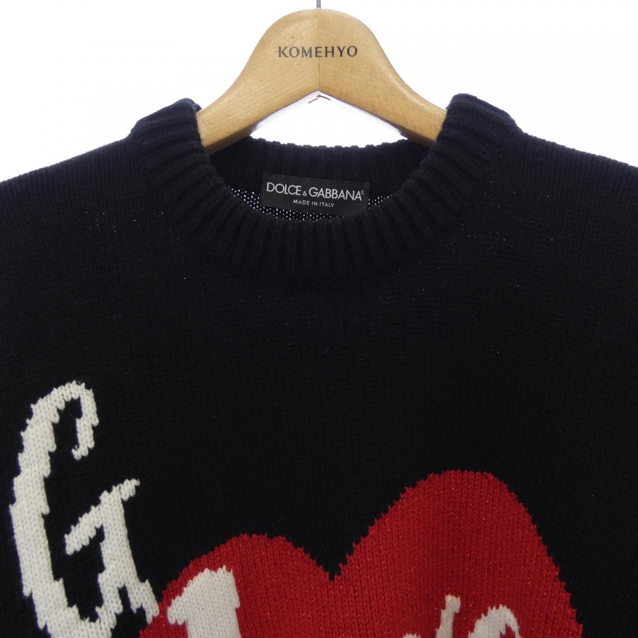 Dolce & Gabbana Dolce & Gabbana Dolce&Gabbana Cashmere Knit Textile Tops FX397T/JAWLU DUTY FREE for USA Size ONE SIZE - 5 Thumbnail