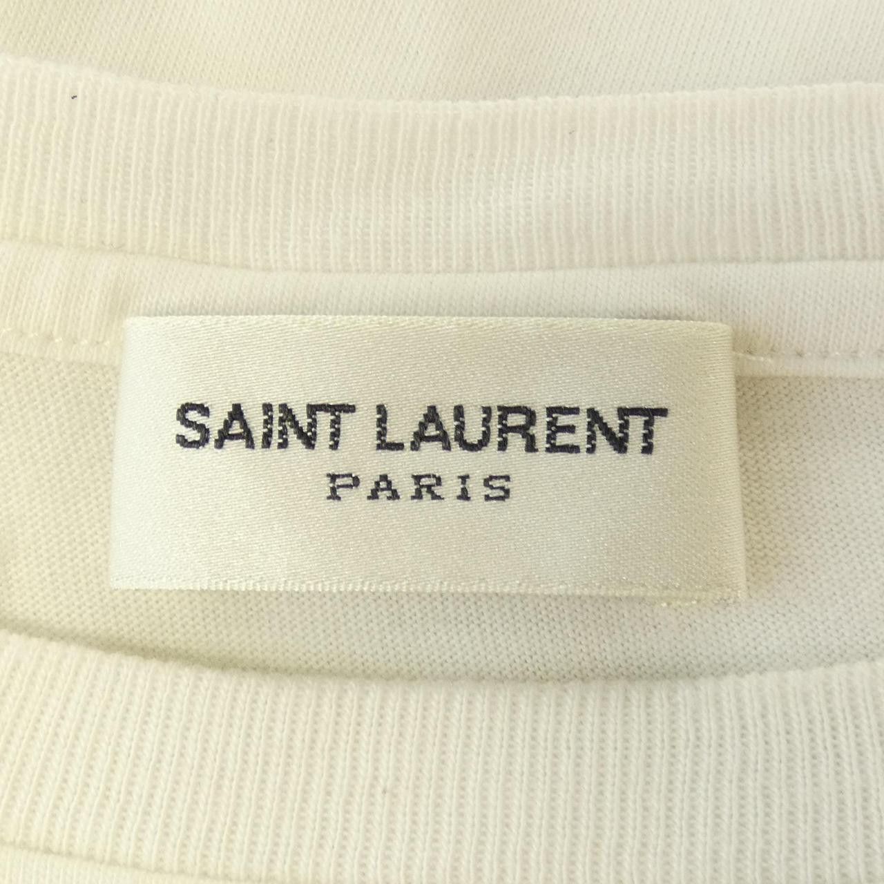 Yves Saint Laurent Yves Saint Laurent Saint Laurent Cotton T Shirt Textile T-Shirts 663278 DUTY FREE for USA Size ONE SIZE - 4 Thumbnail