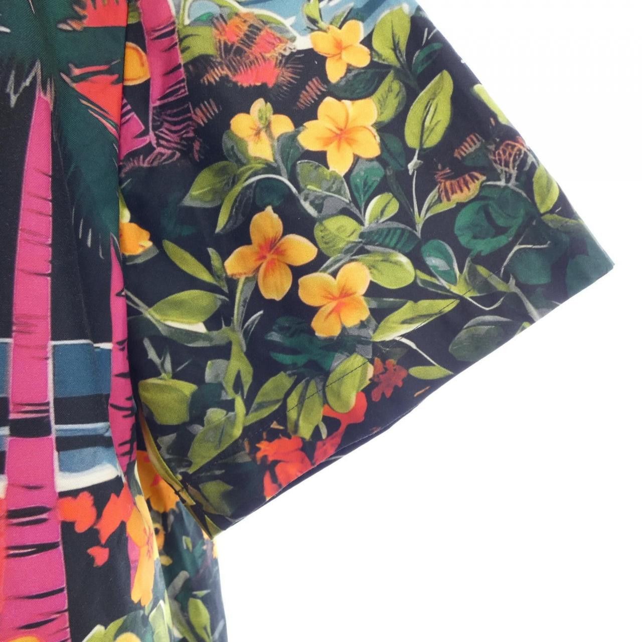 Louis Vuitton Louis Vuitton Louis Vuitton Print Cotton Short Sleeve Shirt Textile Tops HRS12WKIS DUTY FREE for USA Size ONE SIZE - 6 Thumbnail