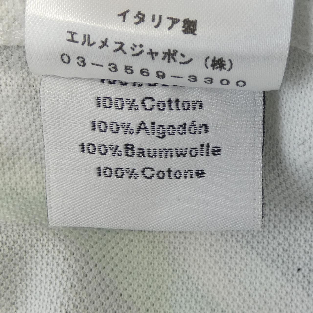 Hermes Hermes Hermes Cotton T shirt S Textile T-Shirts DUTY FREE for USA Size ONE SIZE - 3 Thumbnail