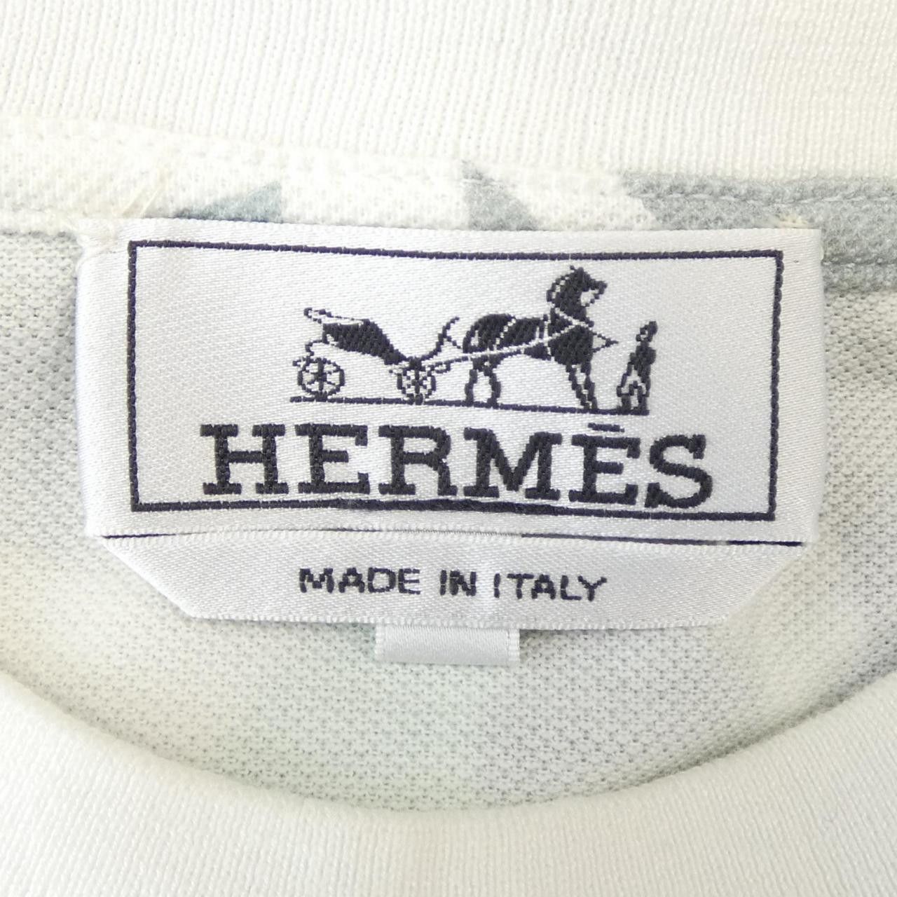 Hermes Hermes Hermes Cotton T shirt S Textile T-Shirts DUTY FREE for USA Size ONE SIZE - 4 Thumbnail