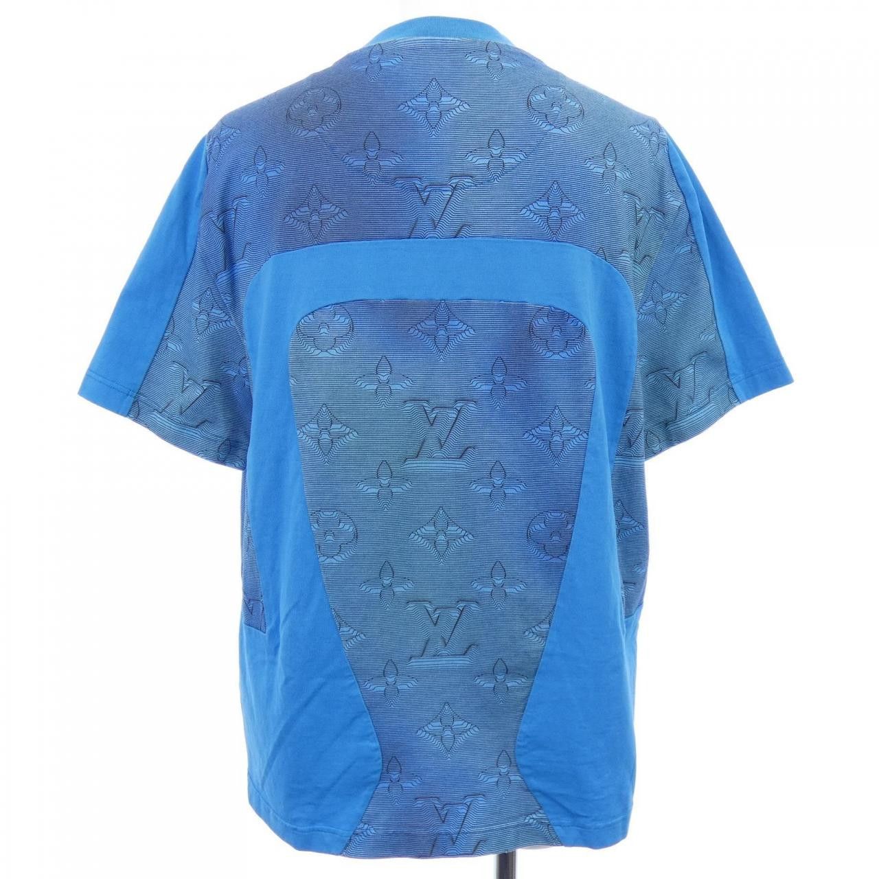 Louis Vuitton Louis Vuitton Louis Vuitton LOUIS VUITTON 2054 Intarsia Printed Cotton T Shirt Textile T-Shirts HMY14WNPG DUTY FREE for USA Size ONE SIZE - 2 Thumbnail