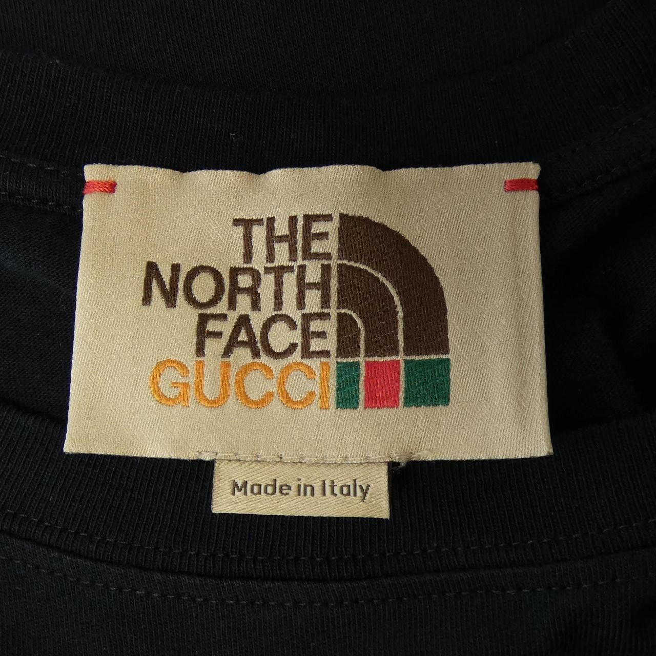 Gucci Gucci Gucci The North Face Cotton T Shirt Textile T-Shirts 615044 DUTY FREE for USA Size ONE SIZE - 4 Thumbnail