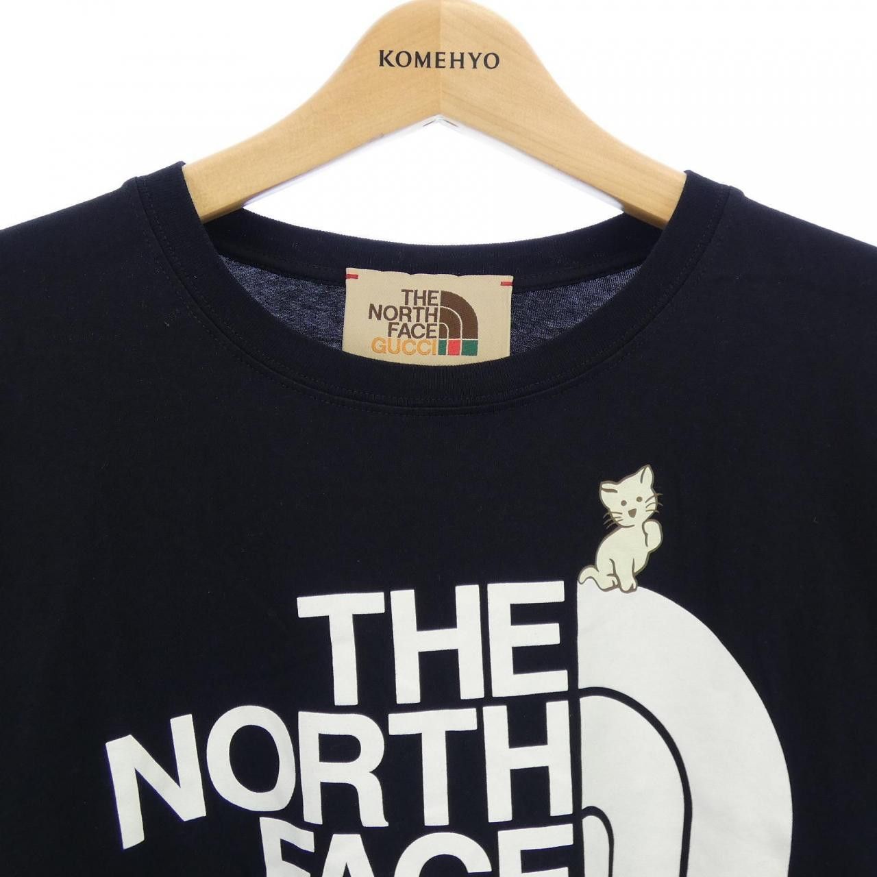 Gucci Gucci Gucci The North Face Cotton T Shirt Textile T-Shirts 615044 DUTY FREE for USA Size ONE SIZE - 5 Thumbnail