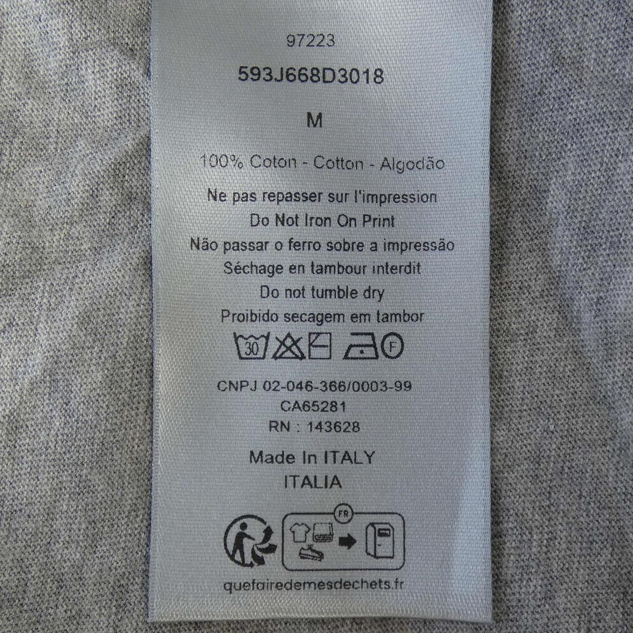 Dior Dior Dior Cotton T Shirt Textile T-Shirts 593J668D3018 DUTY FREE for USA Size ONE SIZE - 3 Thumbnail