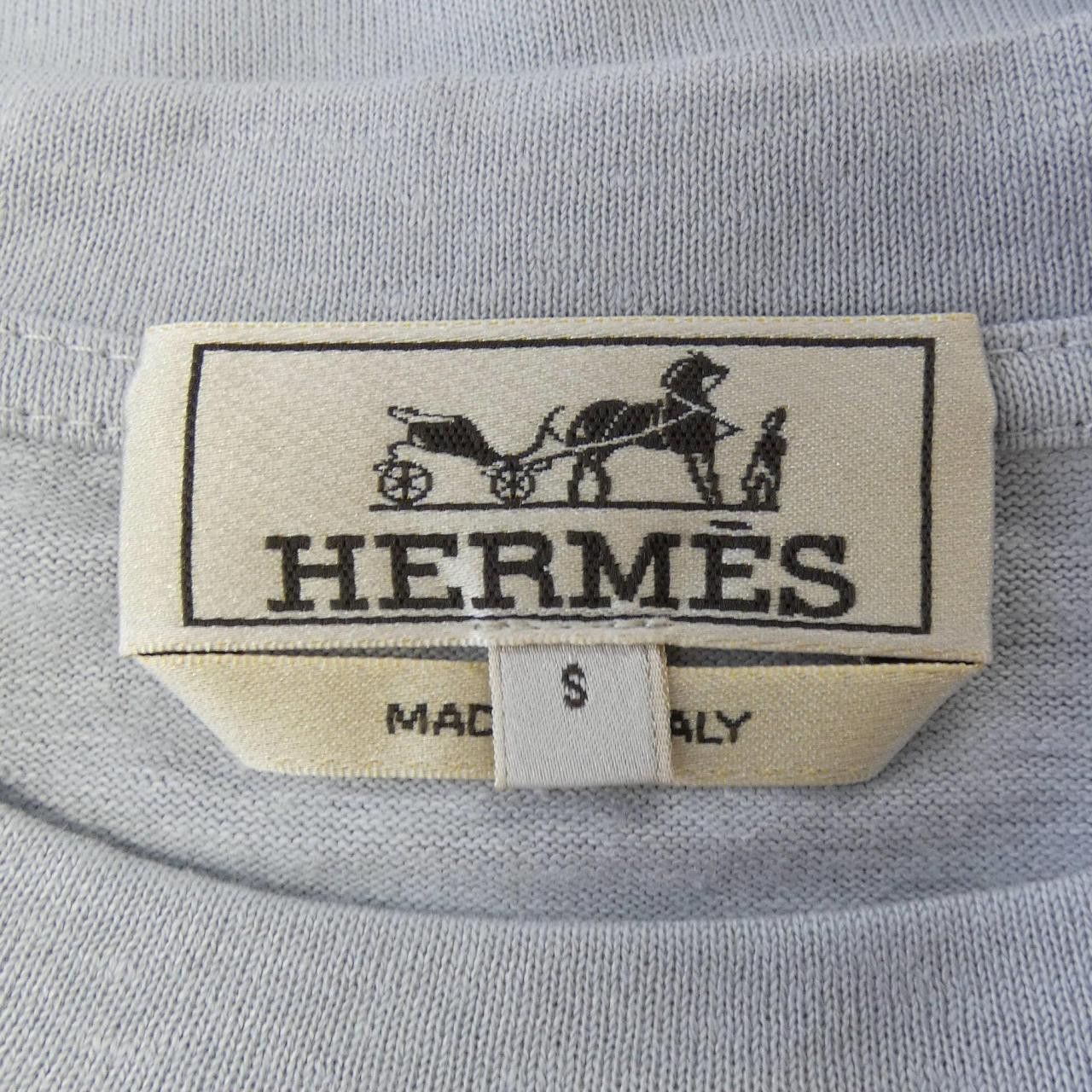Hermes Hermes Hermes Cotton T shirt Textile T-Shirts DUTY FREE for USA Size ONE SIZE - 4 Thumbnail