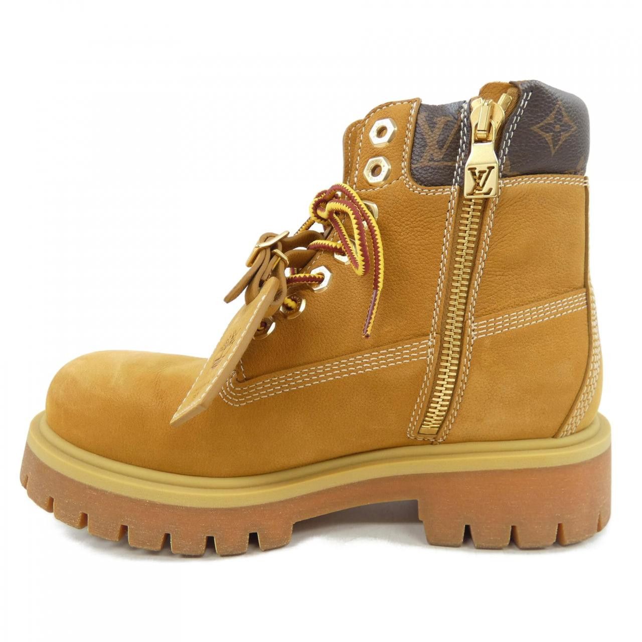 Louis Vuitton Louis Vuitton Louis Vuitton LVxTIMBERLAND Ankle Boots Leather Shoes DUTY FREE for USA Size ONE SIZE - 2 Thumbnail