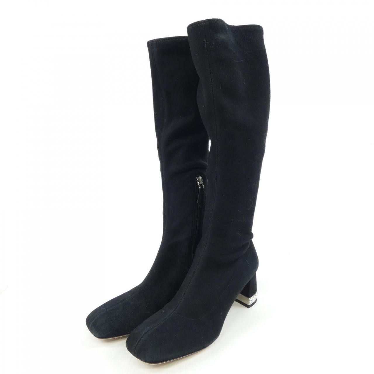 Miu Miu Miu Miu Miu Miu Long Boots Leather Shoes DUTY FREE for USA Size ONE SIZE - 3 Thumbnail